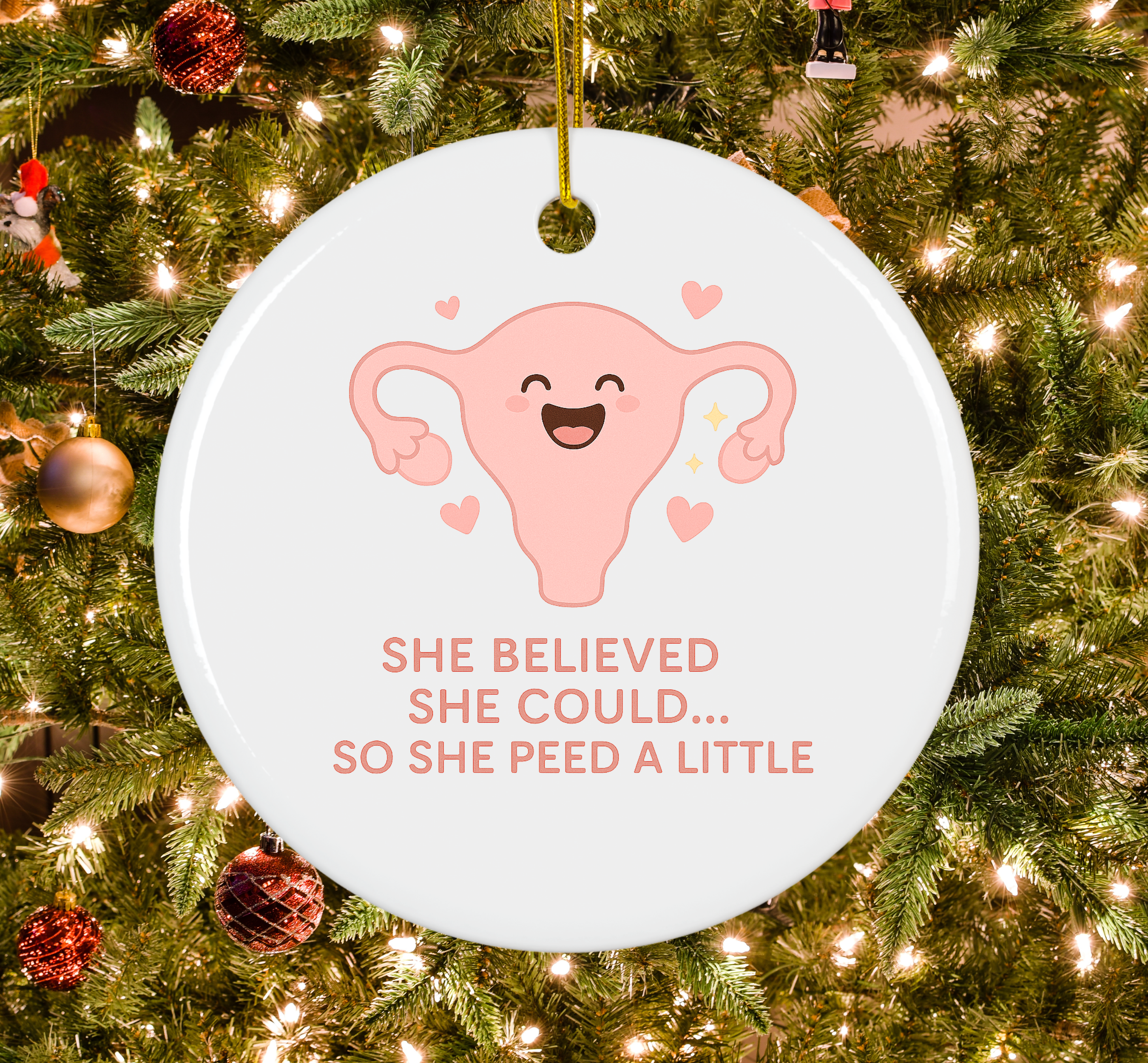 Funny Uterus Ornament