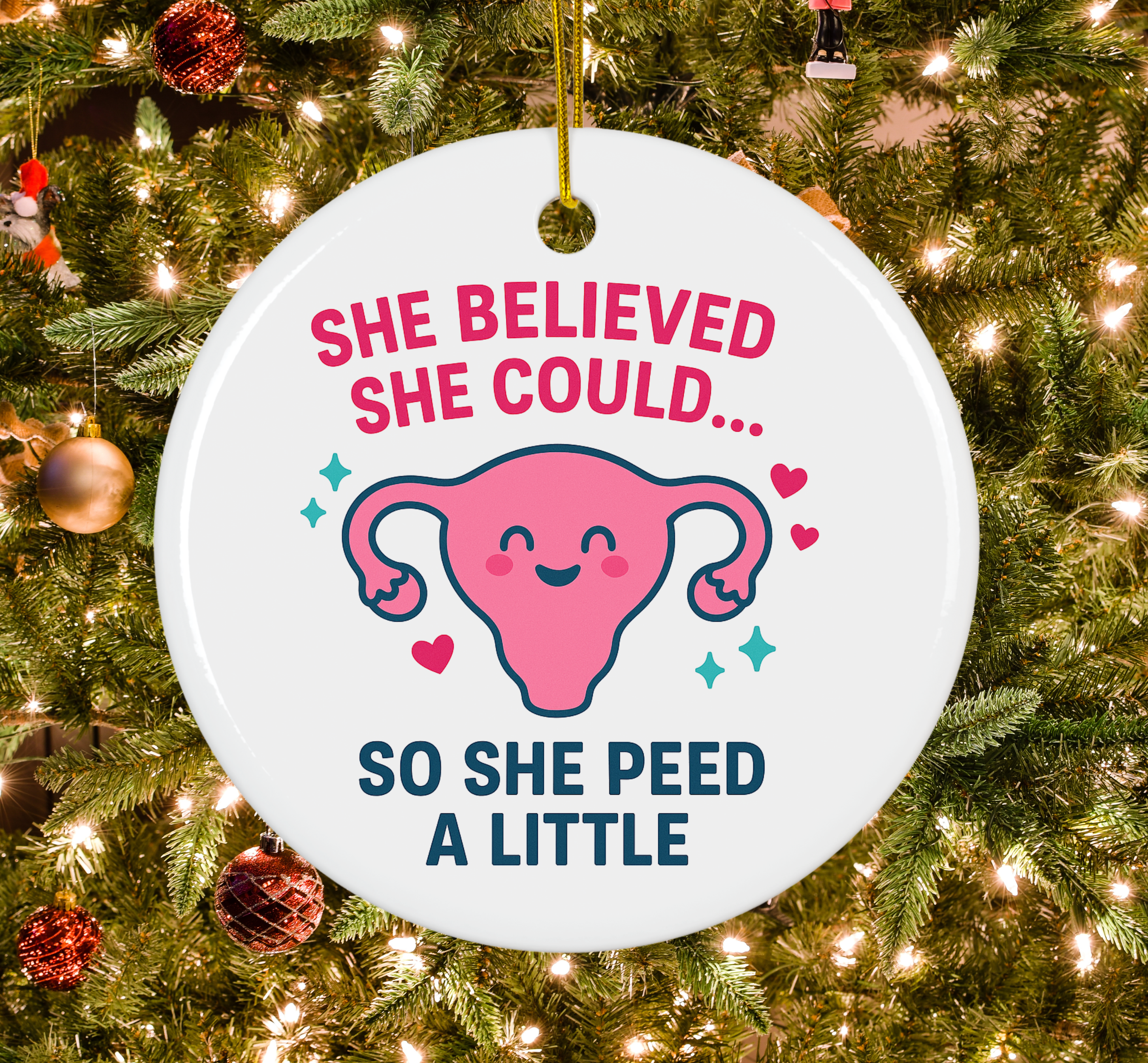 Funny Uterus Ornament
