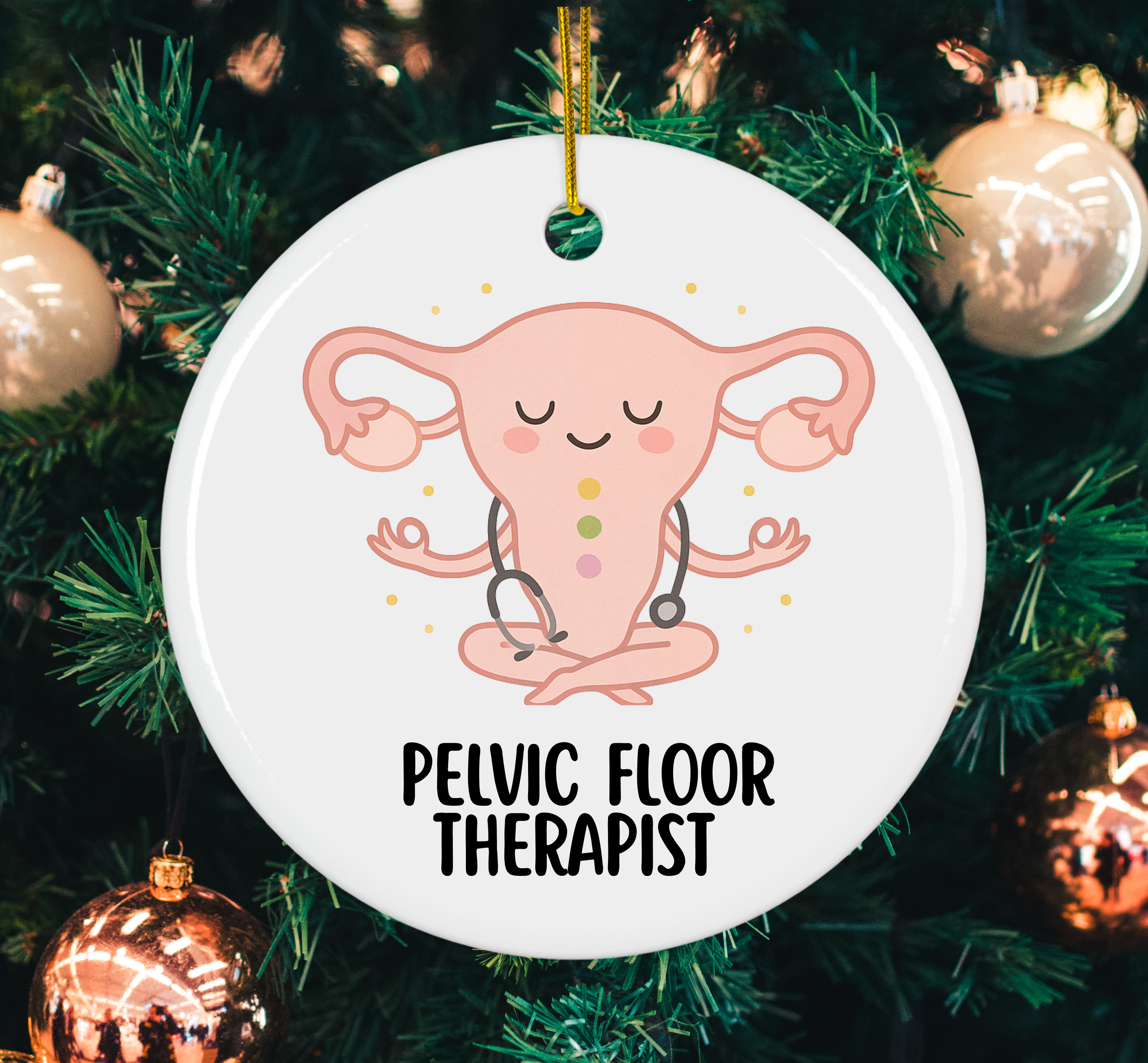 Pelvic Floor Therapist Ornament