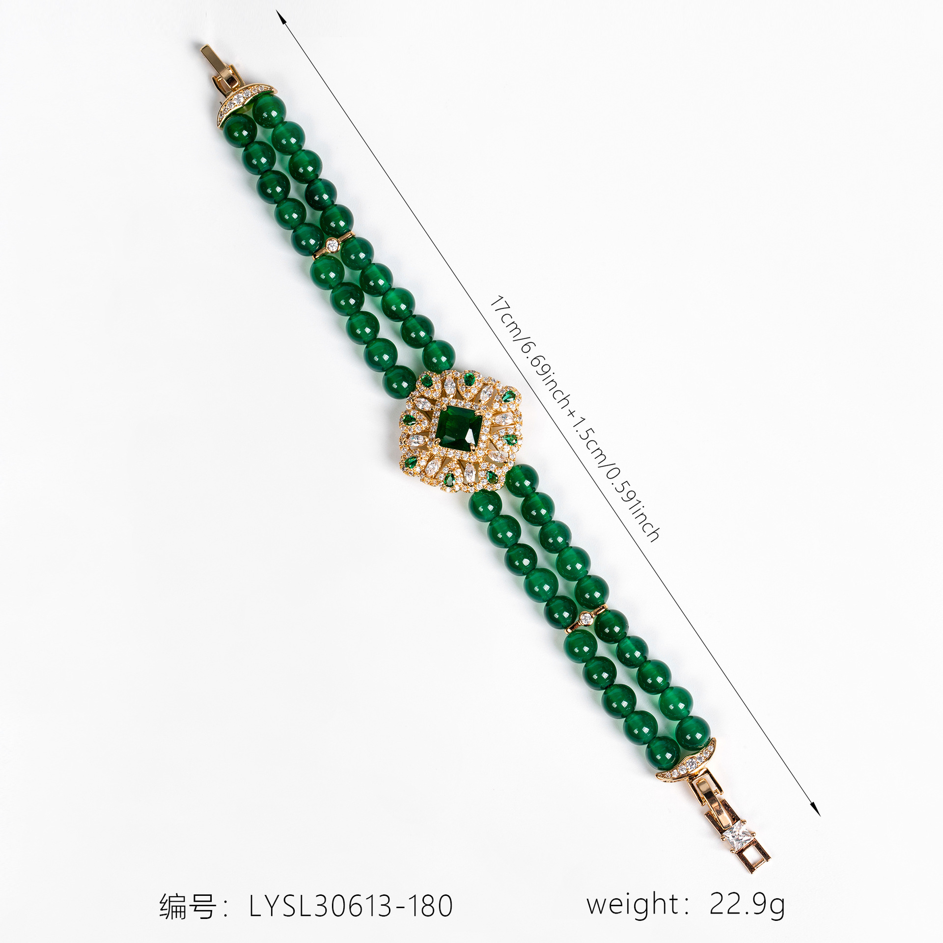 New elegant zircon bracelet