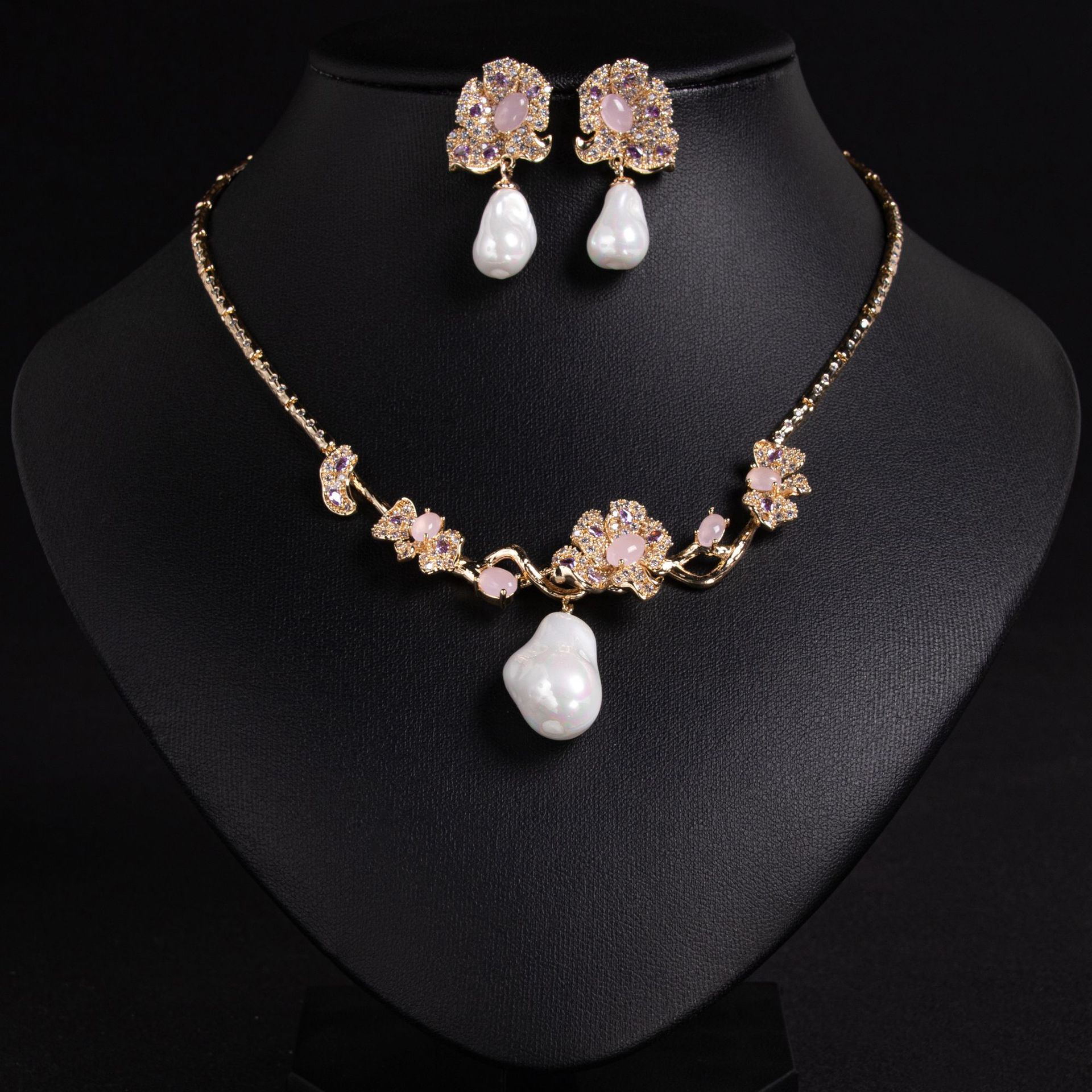 Zircon jewelry set
