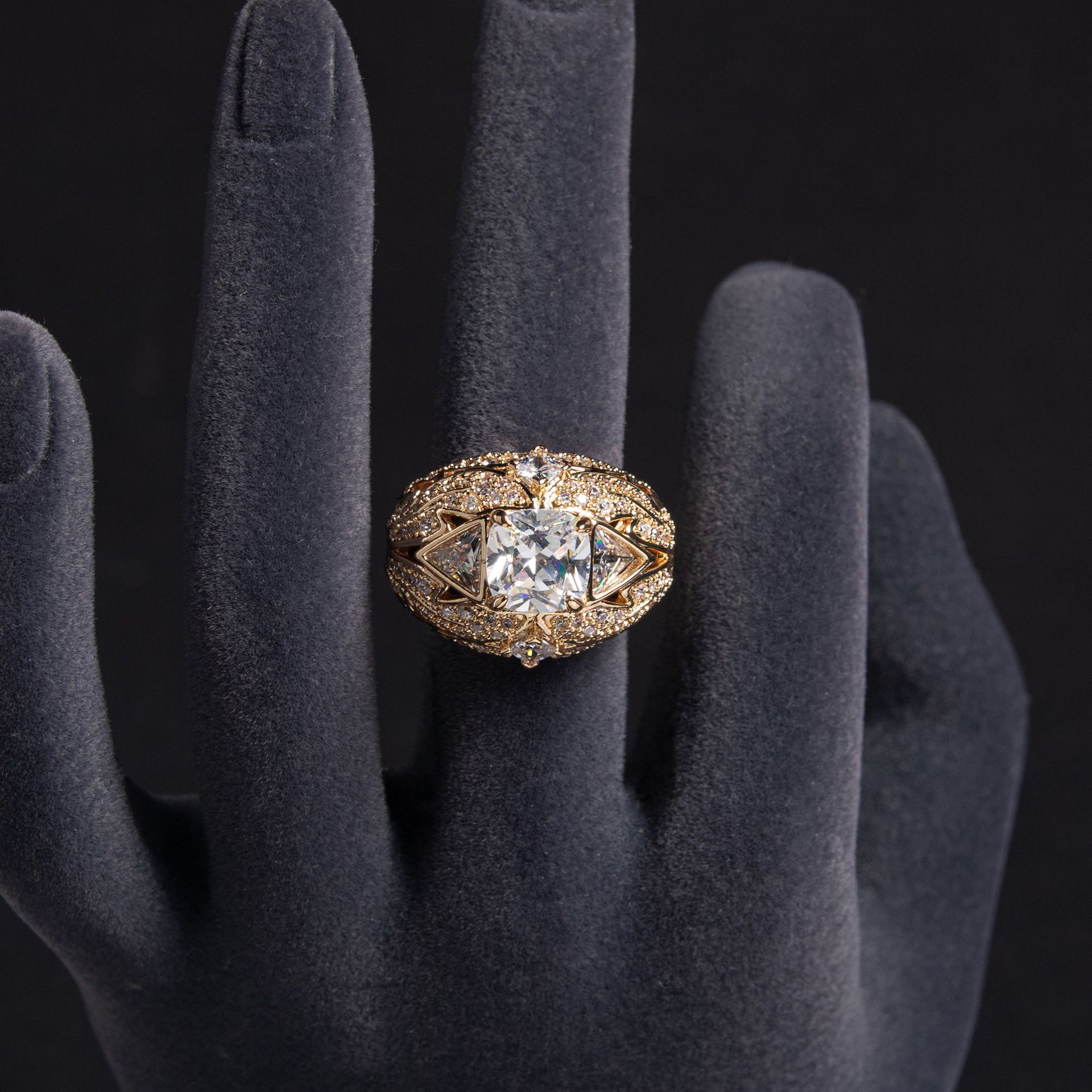 New high quality creative style zircon ring