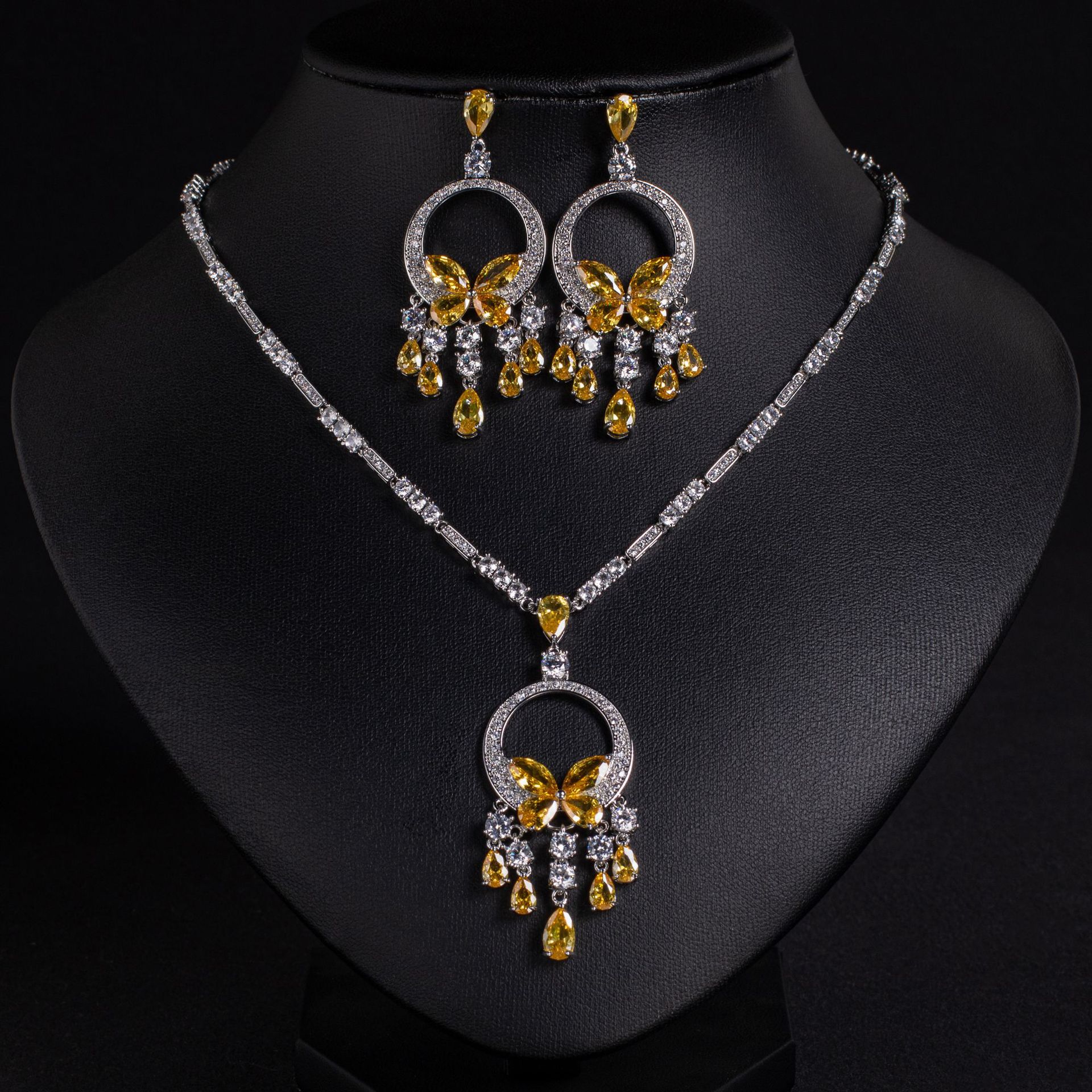 Zircon jewelry set