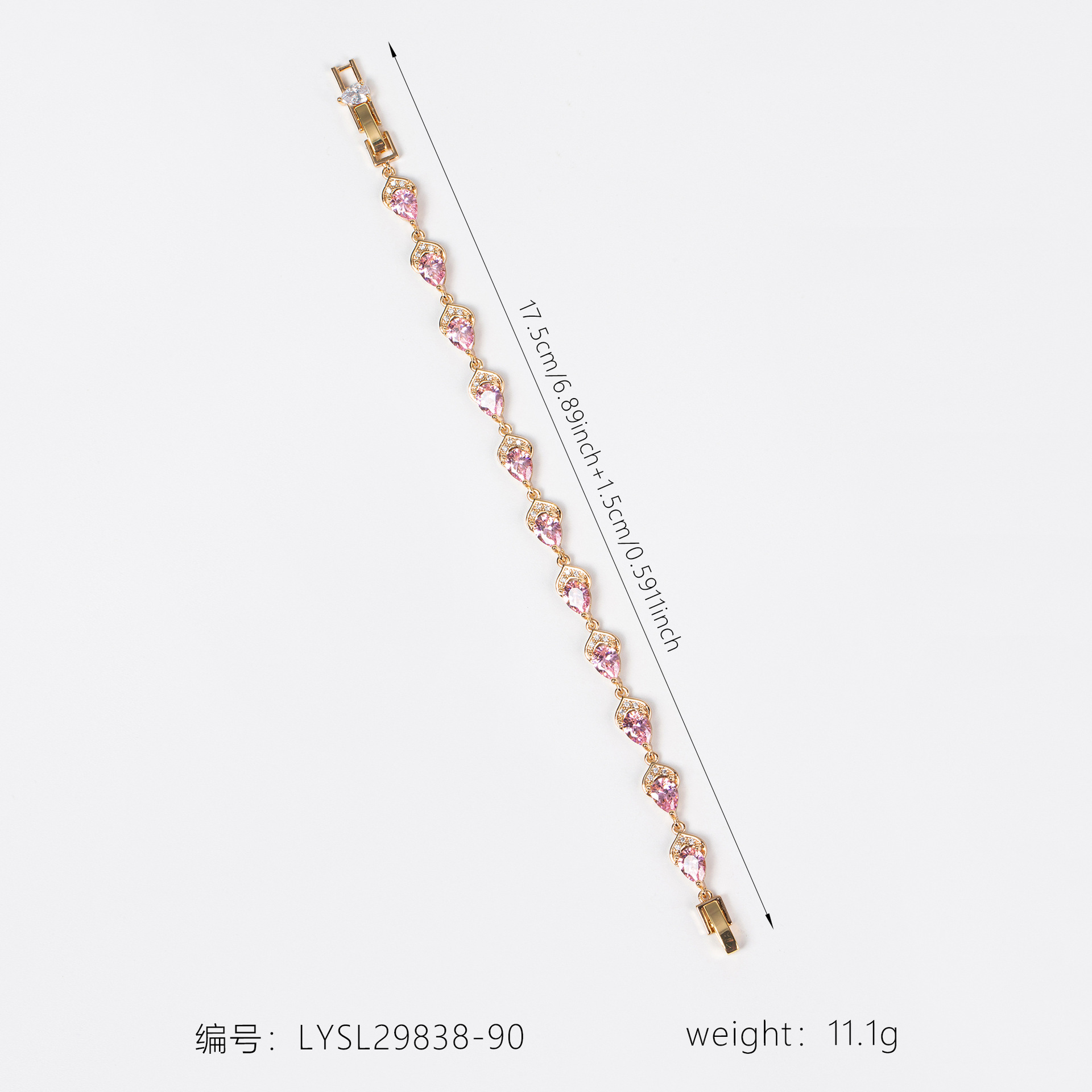 New elegant high quality zircon bracelet