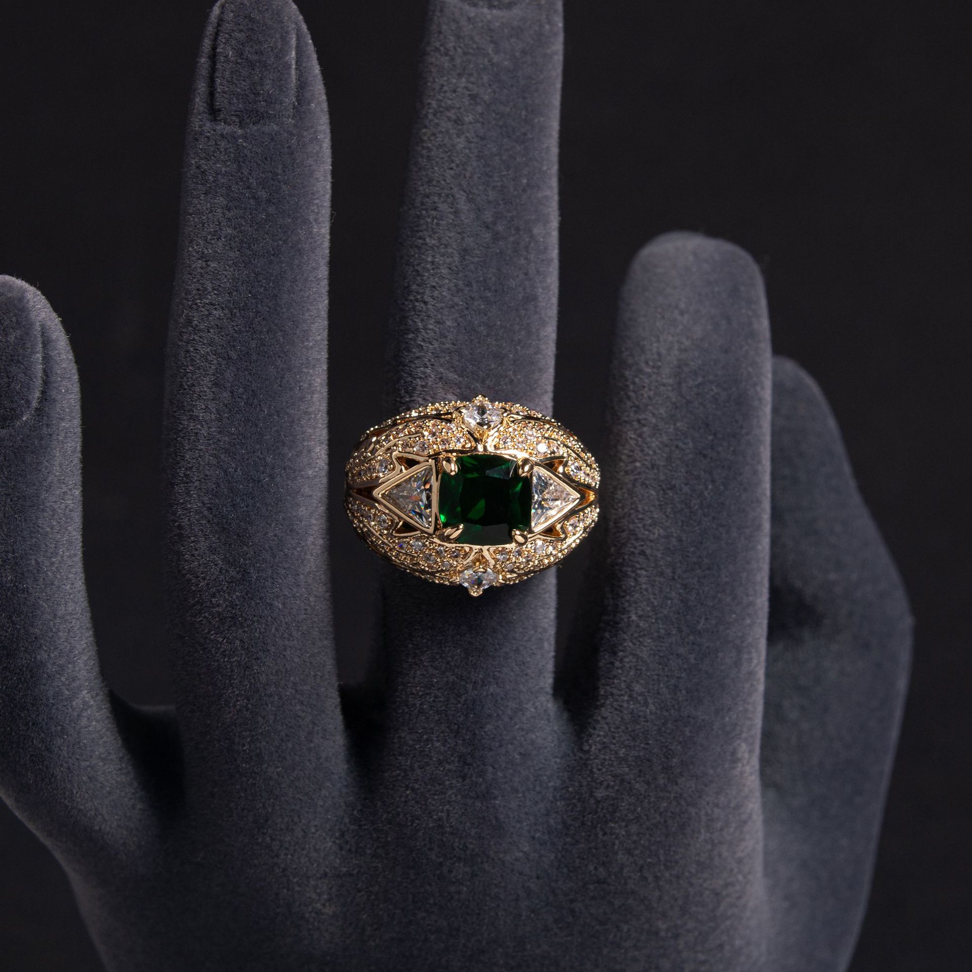 New high quality creative style zircon ring