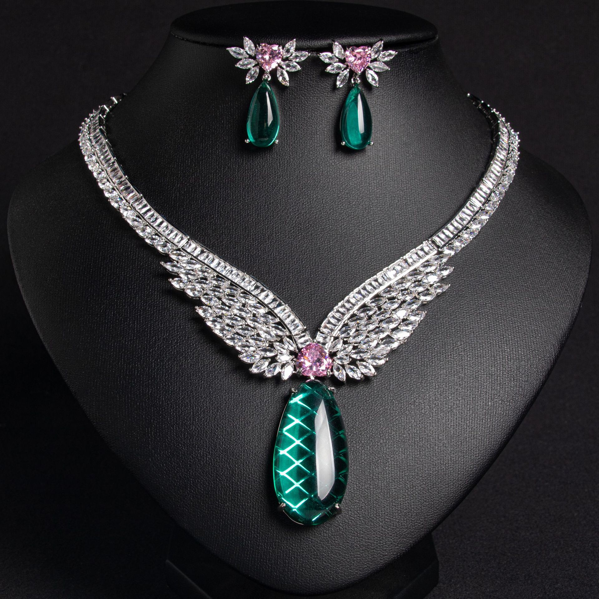 Zircon jewelry set