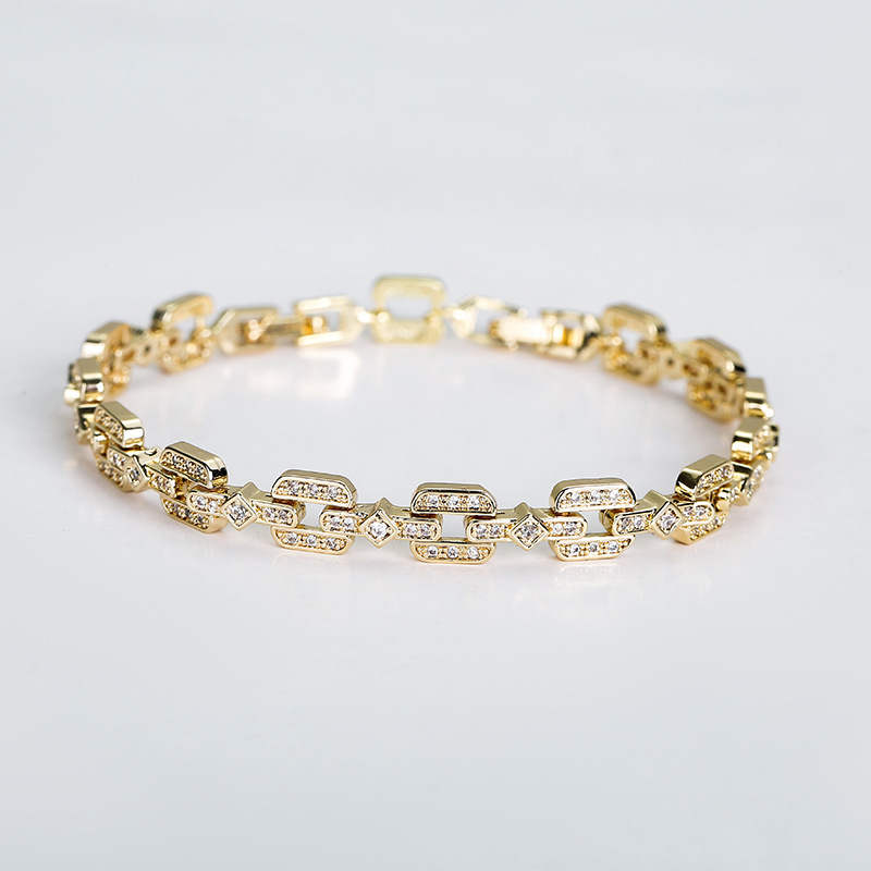 New chain zircon bracelet