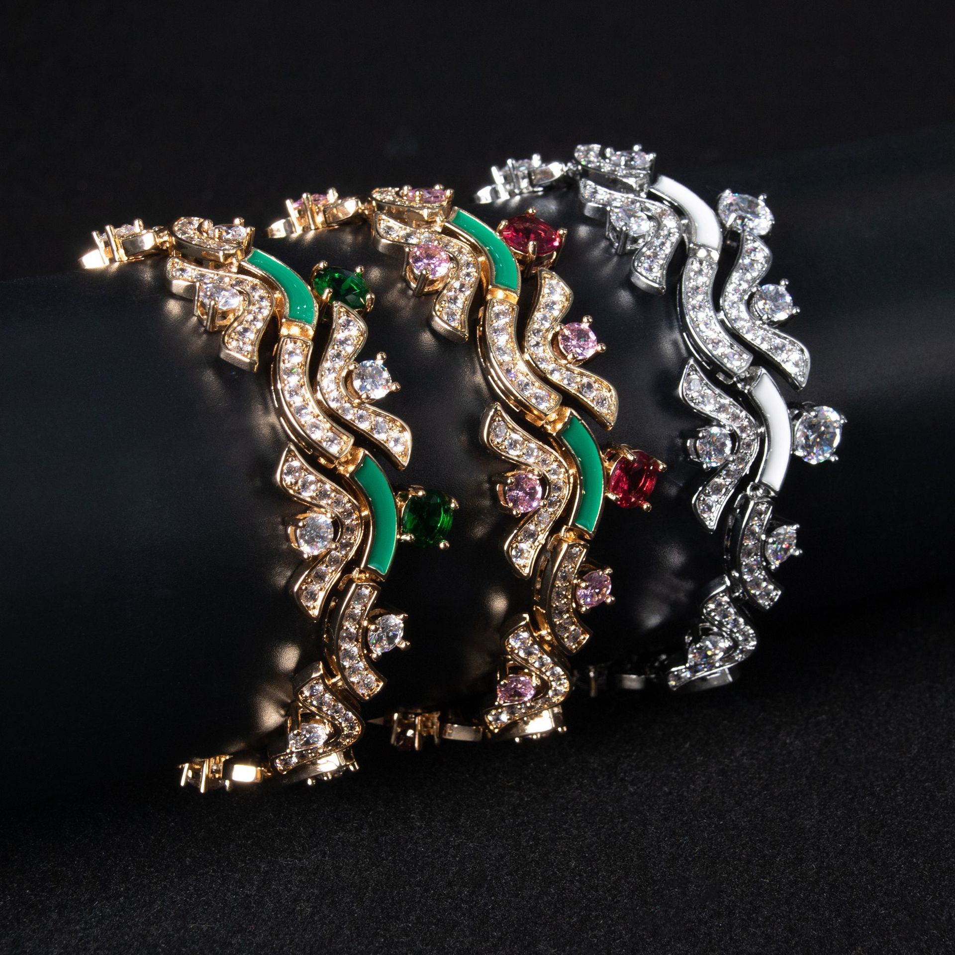 New high quality ethnic style zircon bracelet