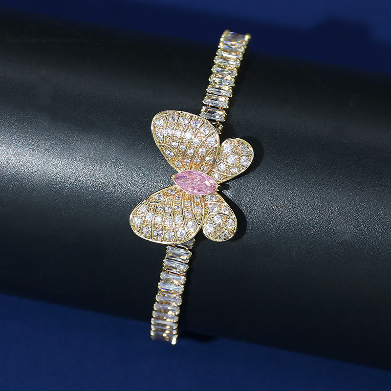 New butterfly zircon bracelet