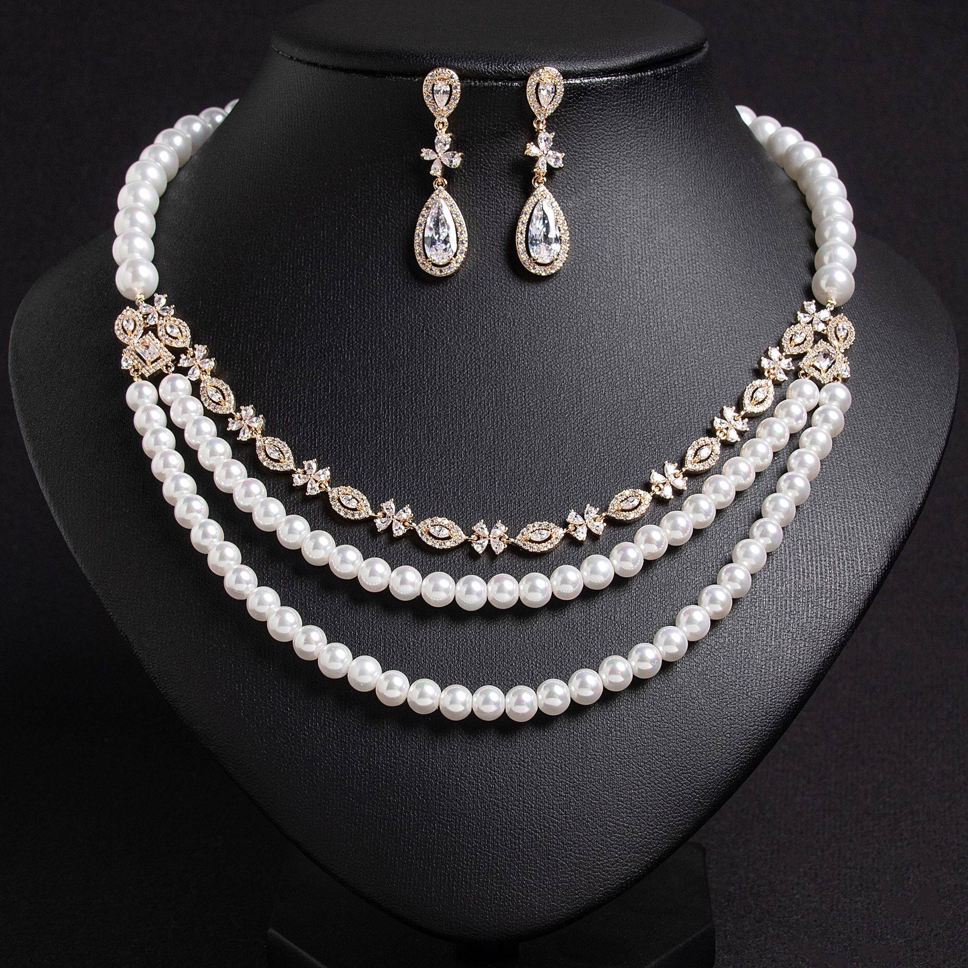 Zircon jewelry set