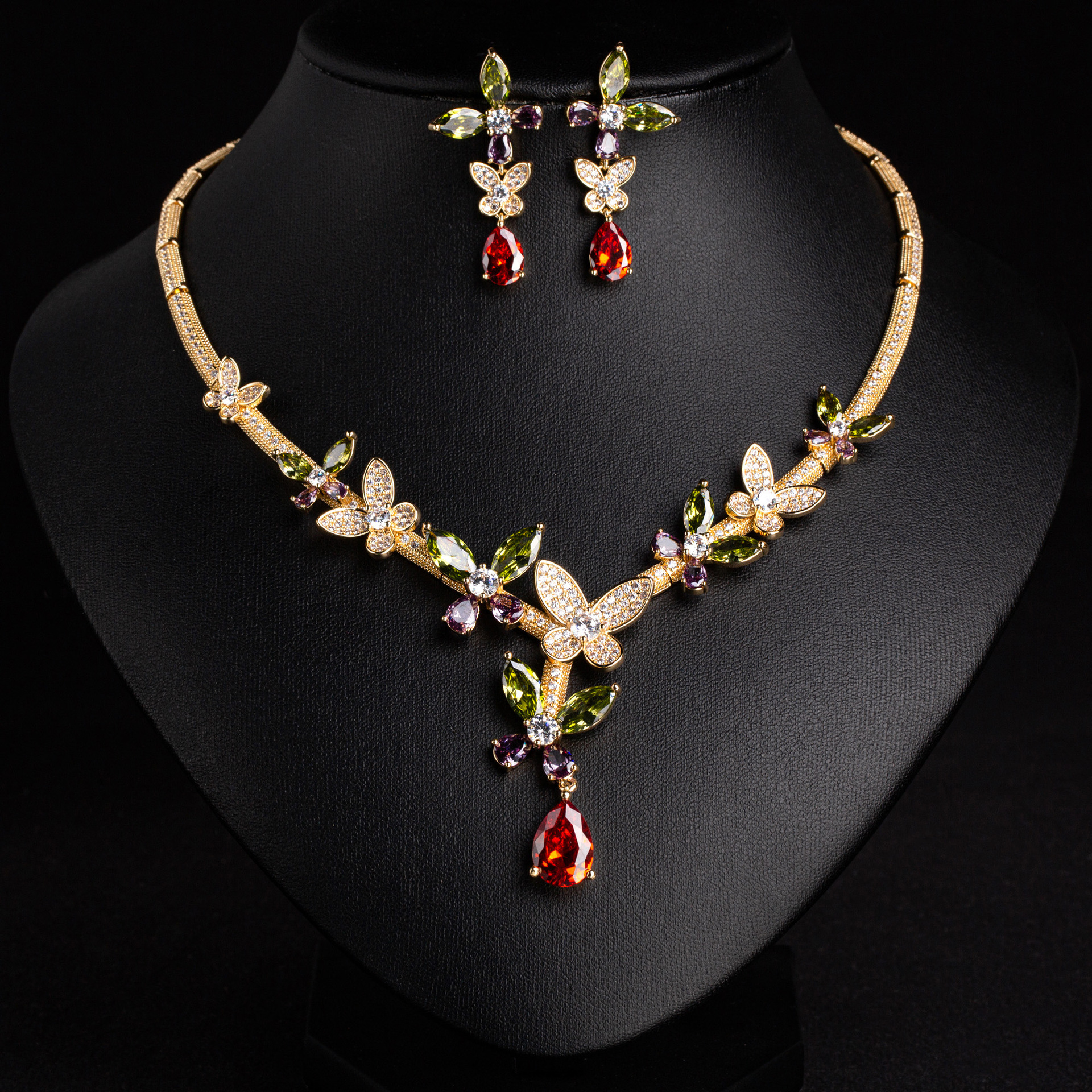 Zircon jewelry set