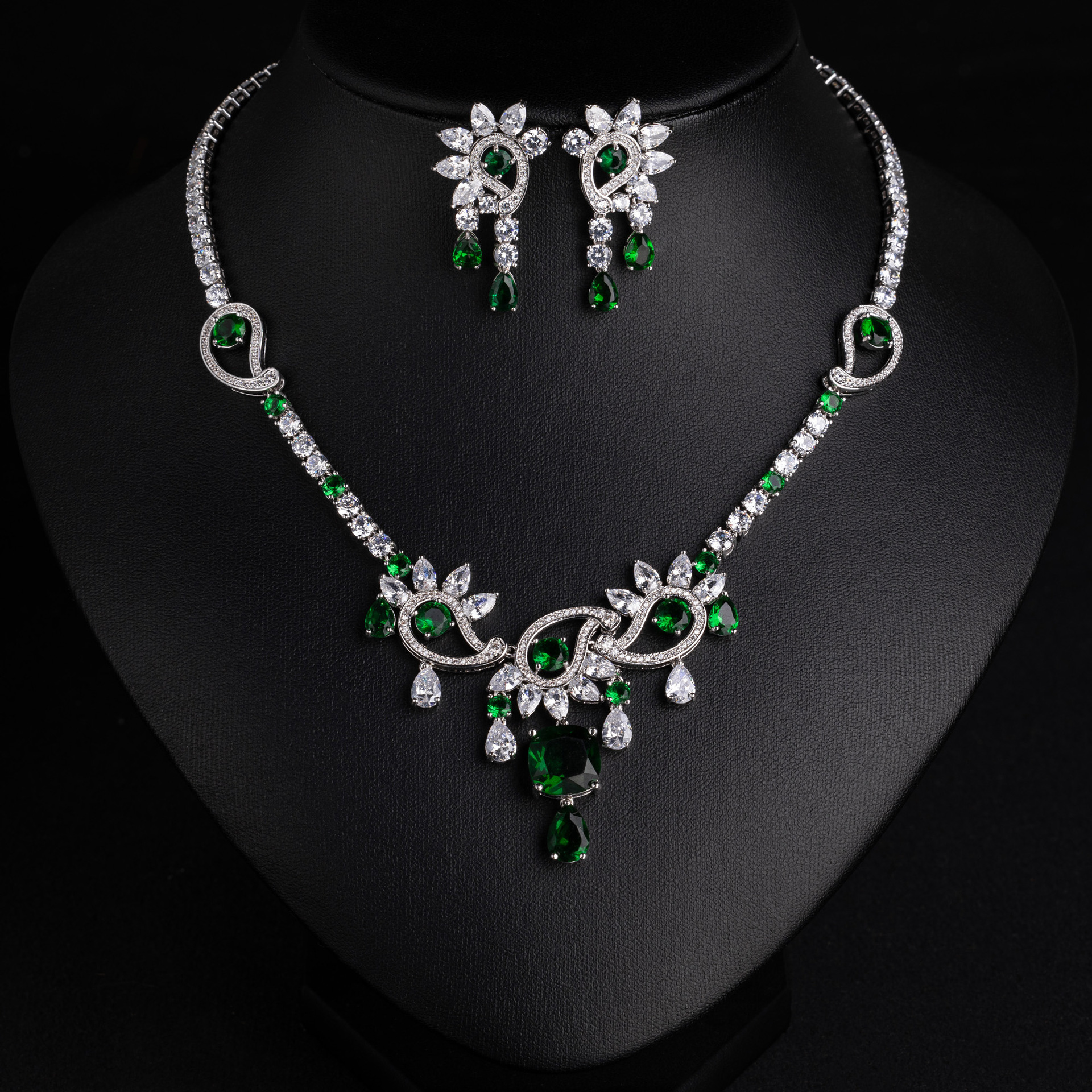 Zircon jewelry set#LYTJ29258