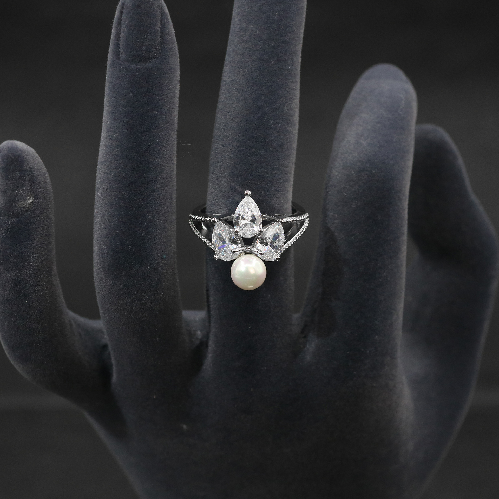 New high quality creative style zircon ring