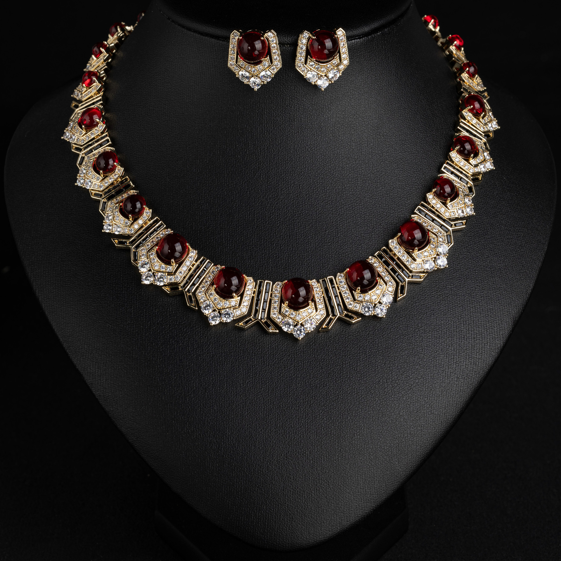 Zircon jewelry set