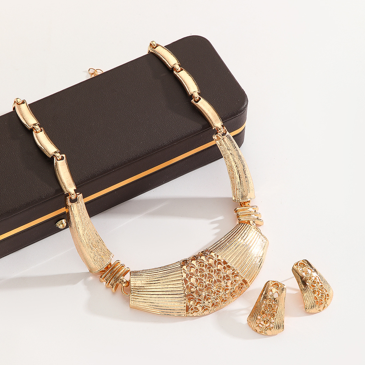 2-piece crystal jewelry set#TL4010