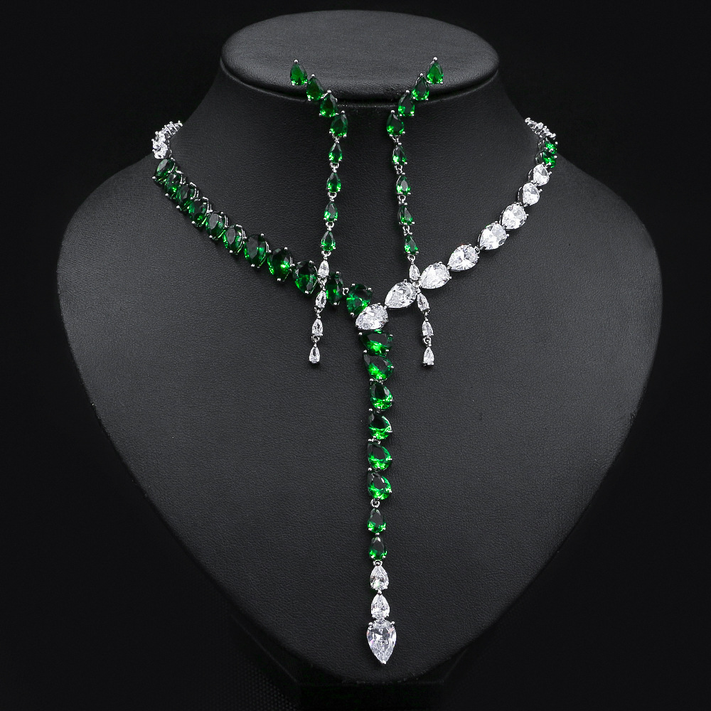 Zircon jewelry set