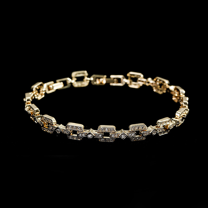 New chain zircon bracelet