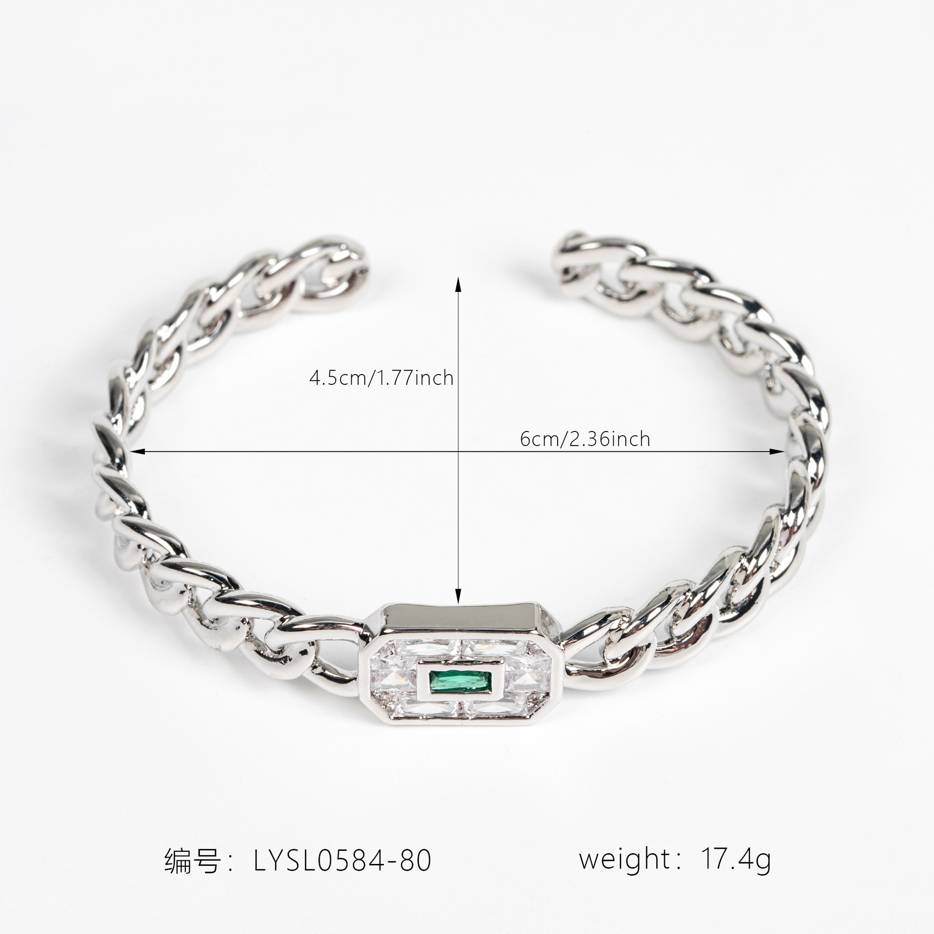 New high quality zircon bracelet