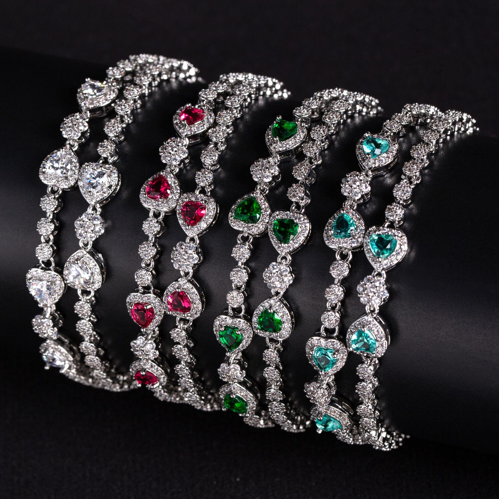 New elegant zircon bracelet