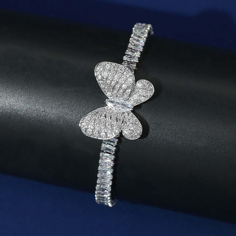 New butterfly zircon bracelet