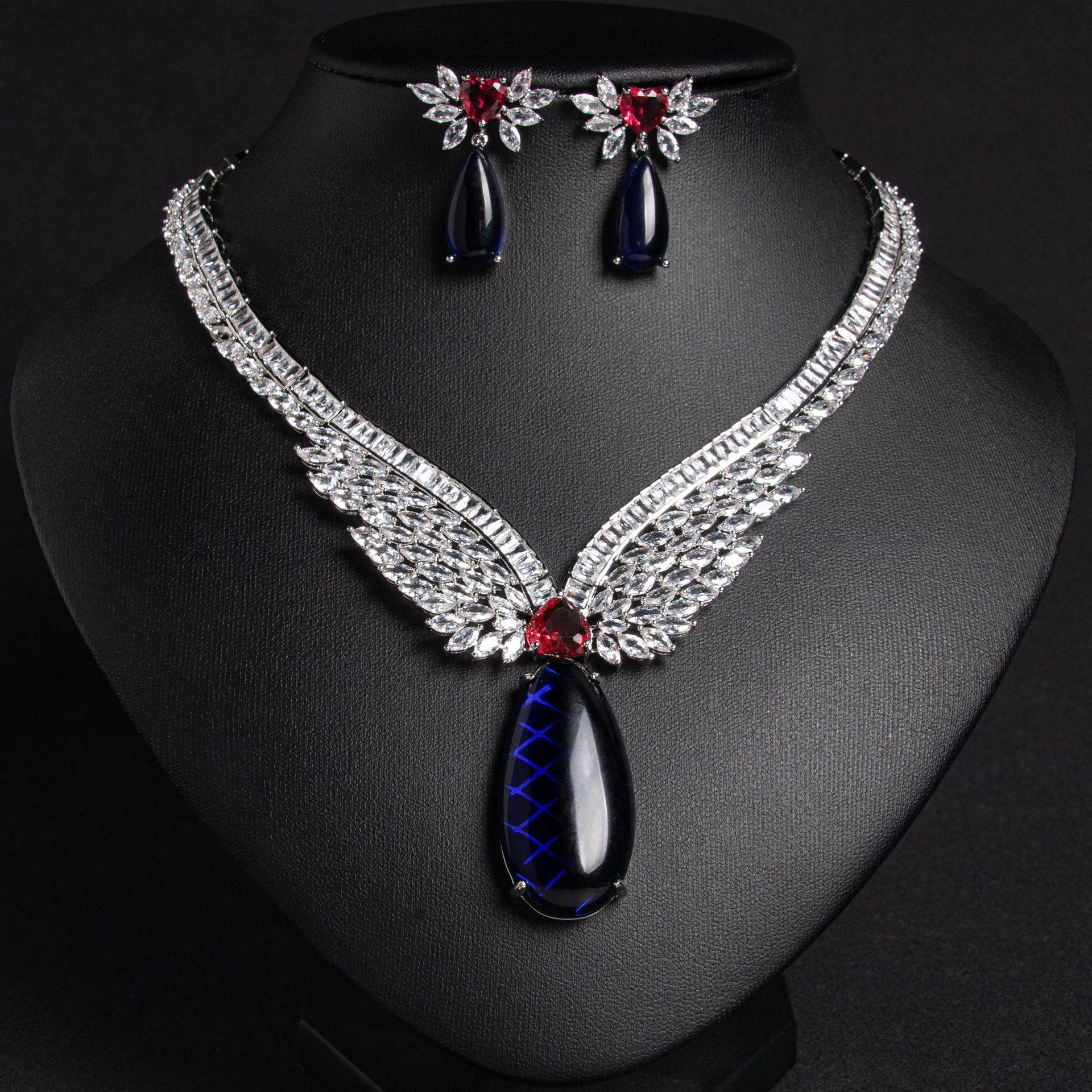 Zircon jewelry set