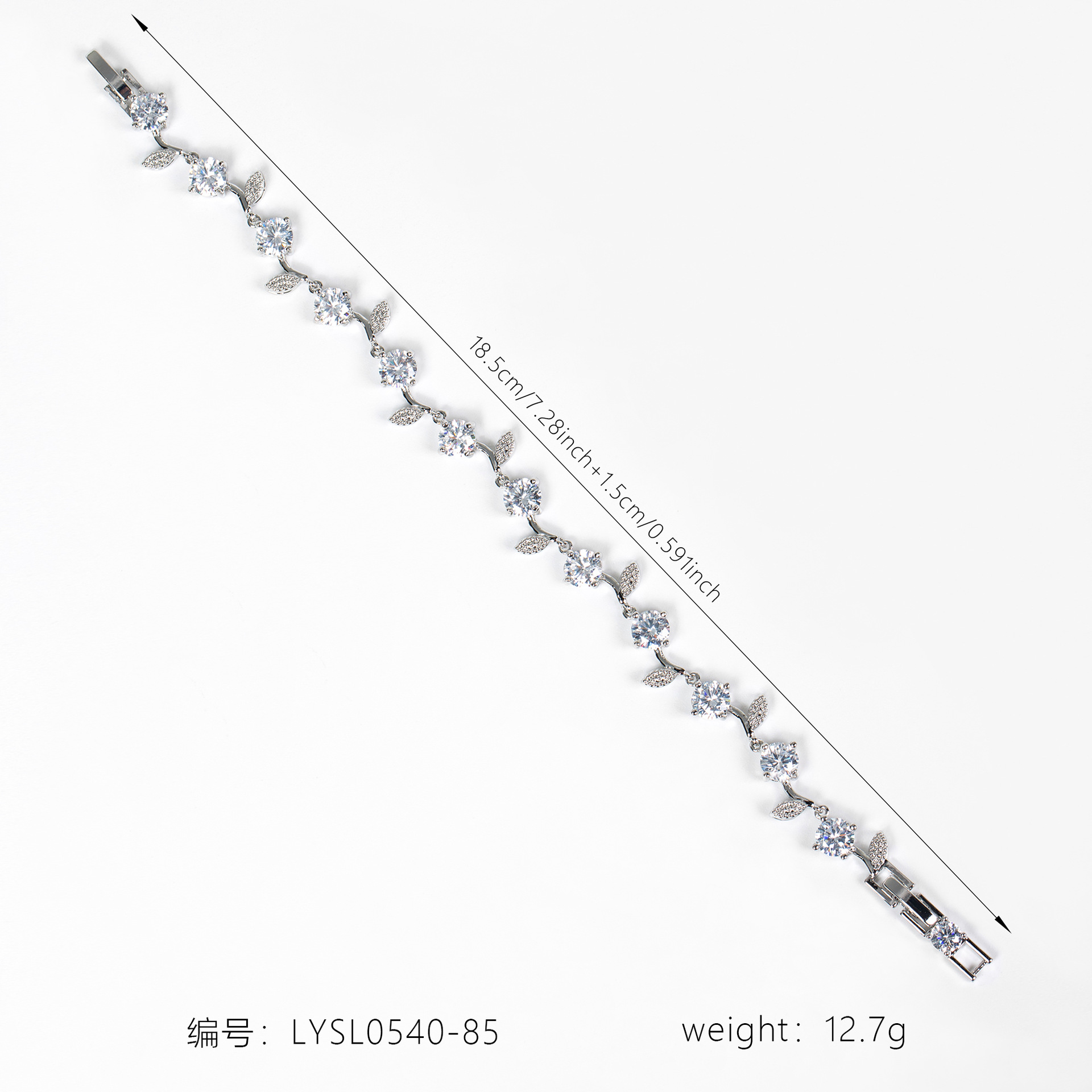 New rattan zircon bracelet