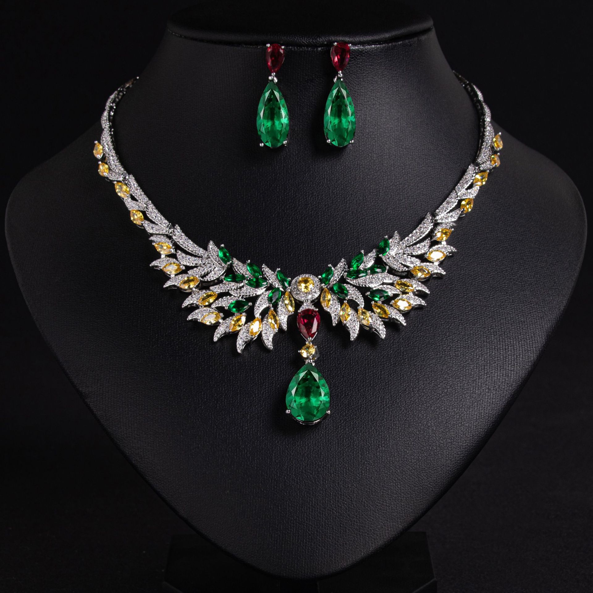 Zircon jewelry set