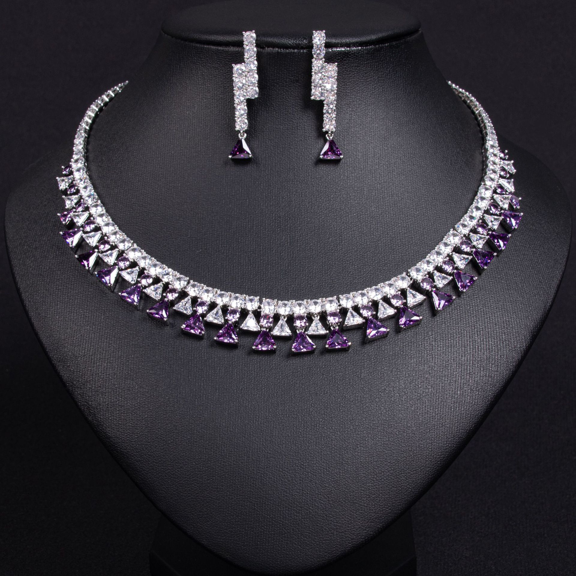 Zircon jewelry set