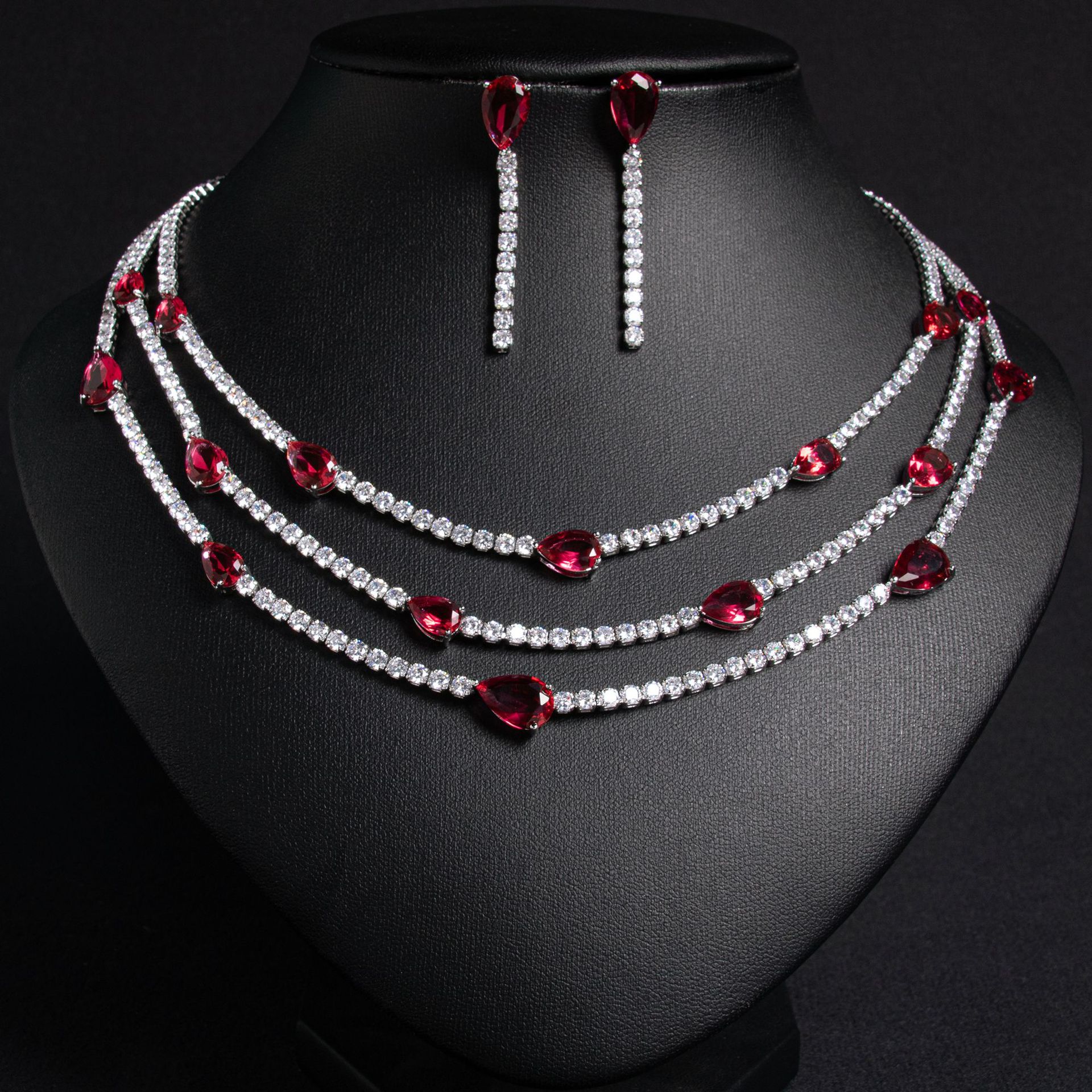 Zircon jewelry set