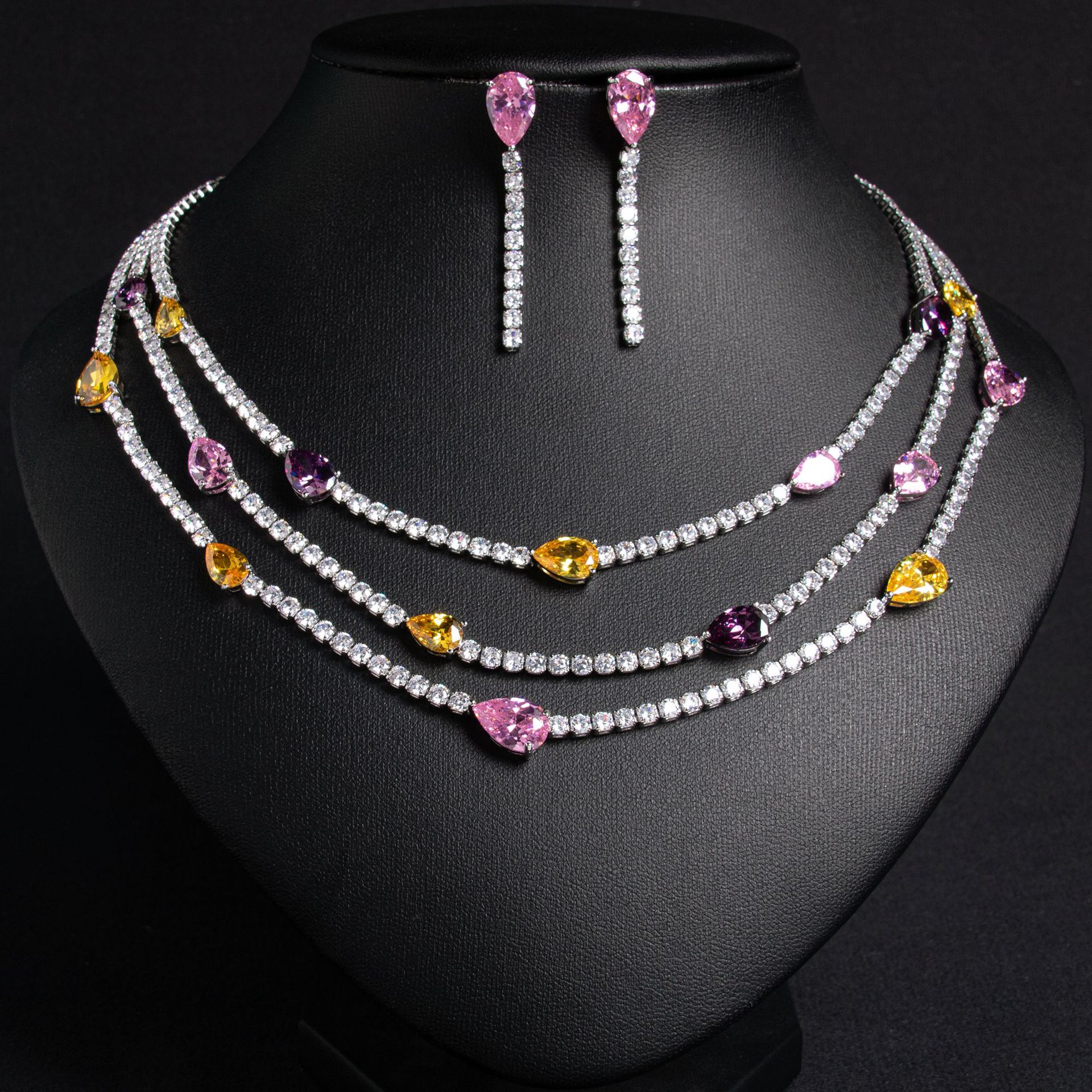 Zircon jewelry set