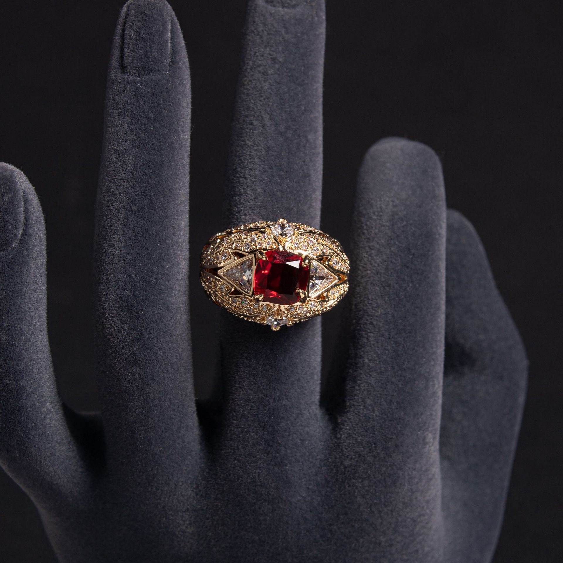 New high quality creative style zircon ring