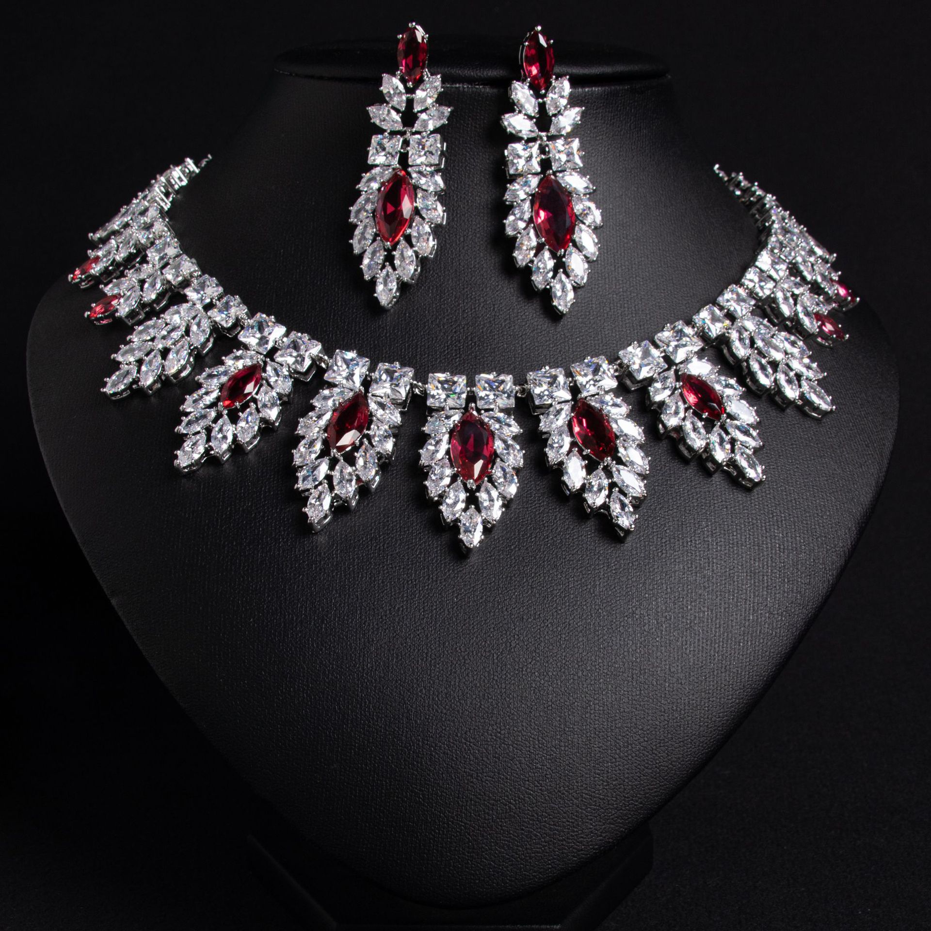 New hot selling American zircon jewelry sets