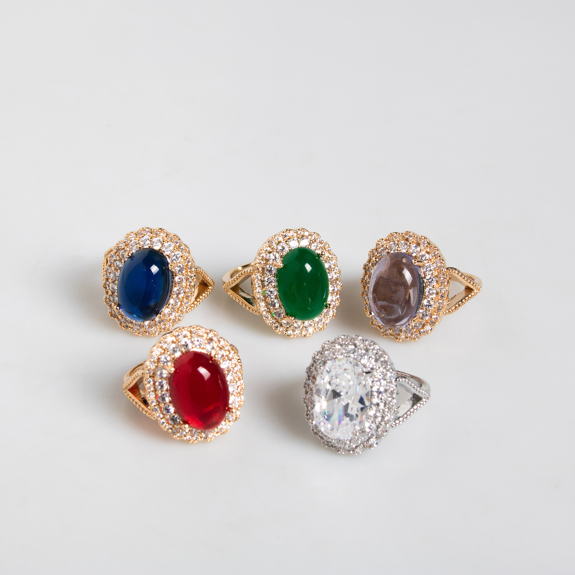 New high quality zircon ring