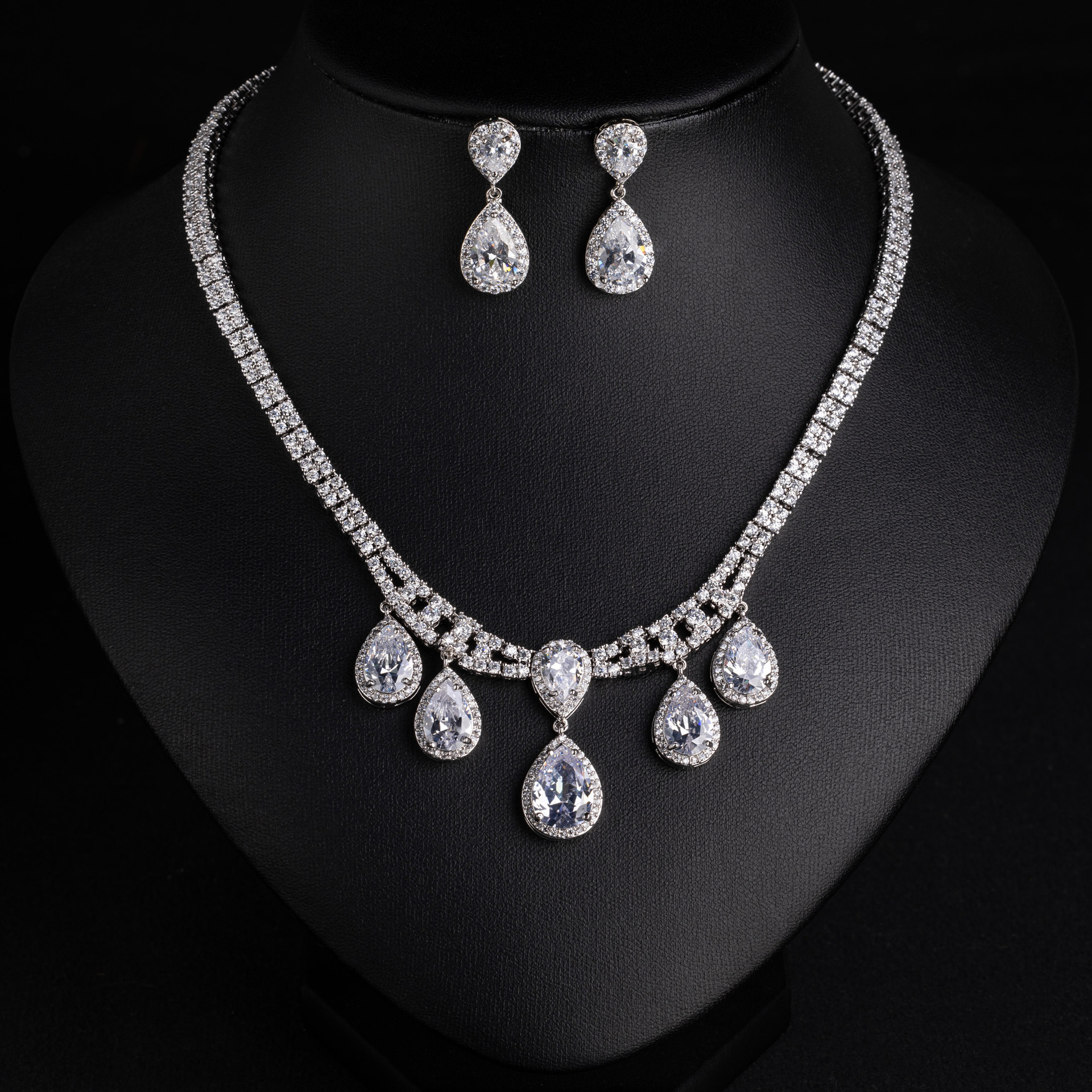Zircon jewelry set#LYTJ29225