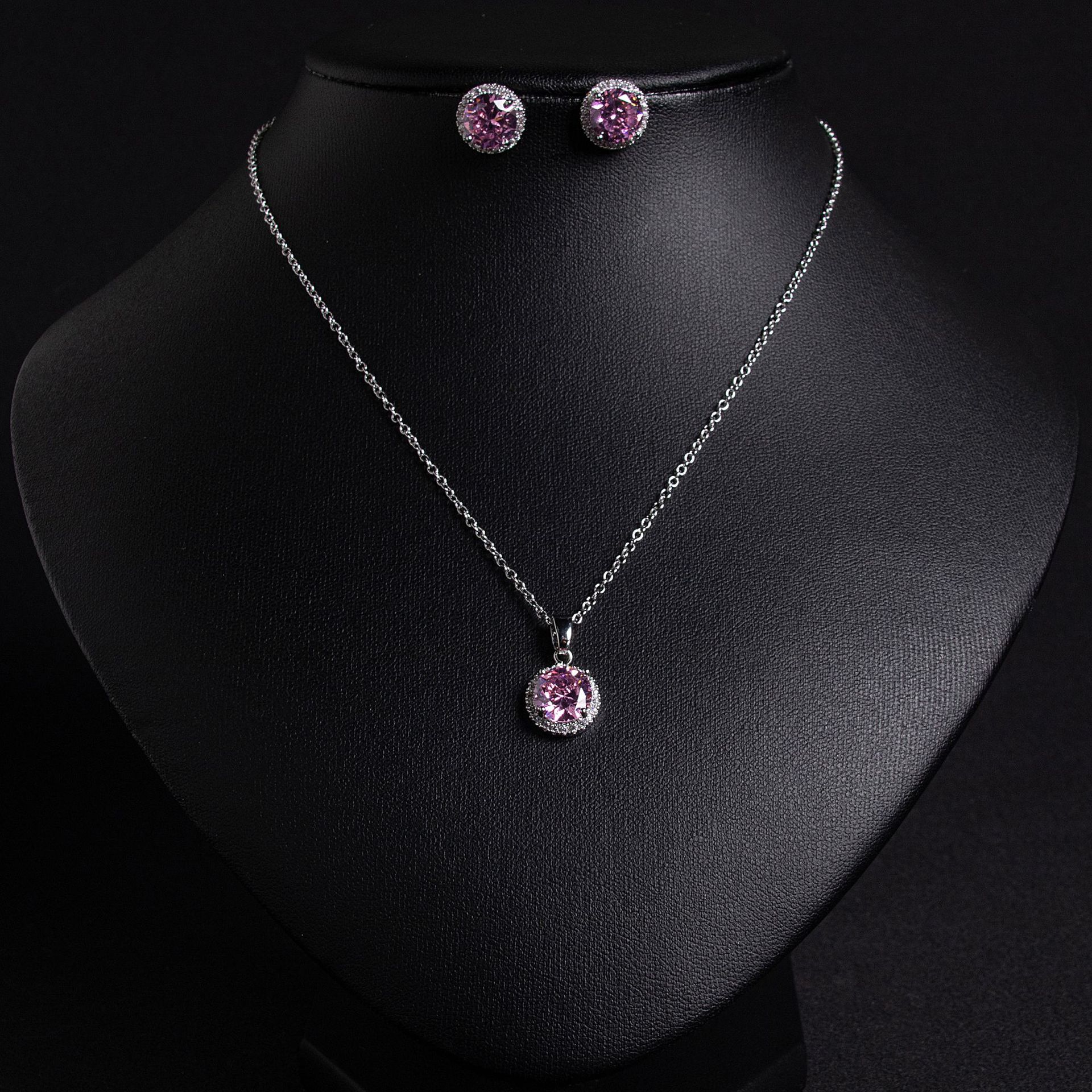 Zircon jewelry set