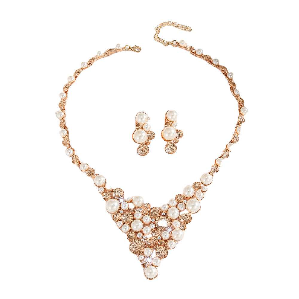 2-piece crystal jewelry set#TL4272