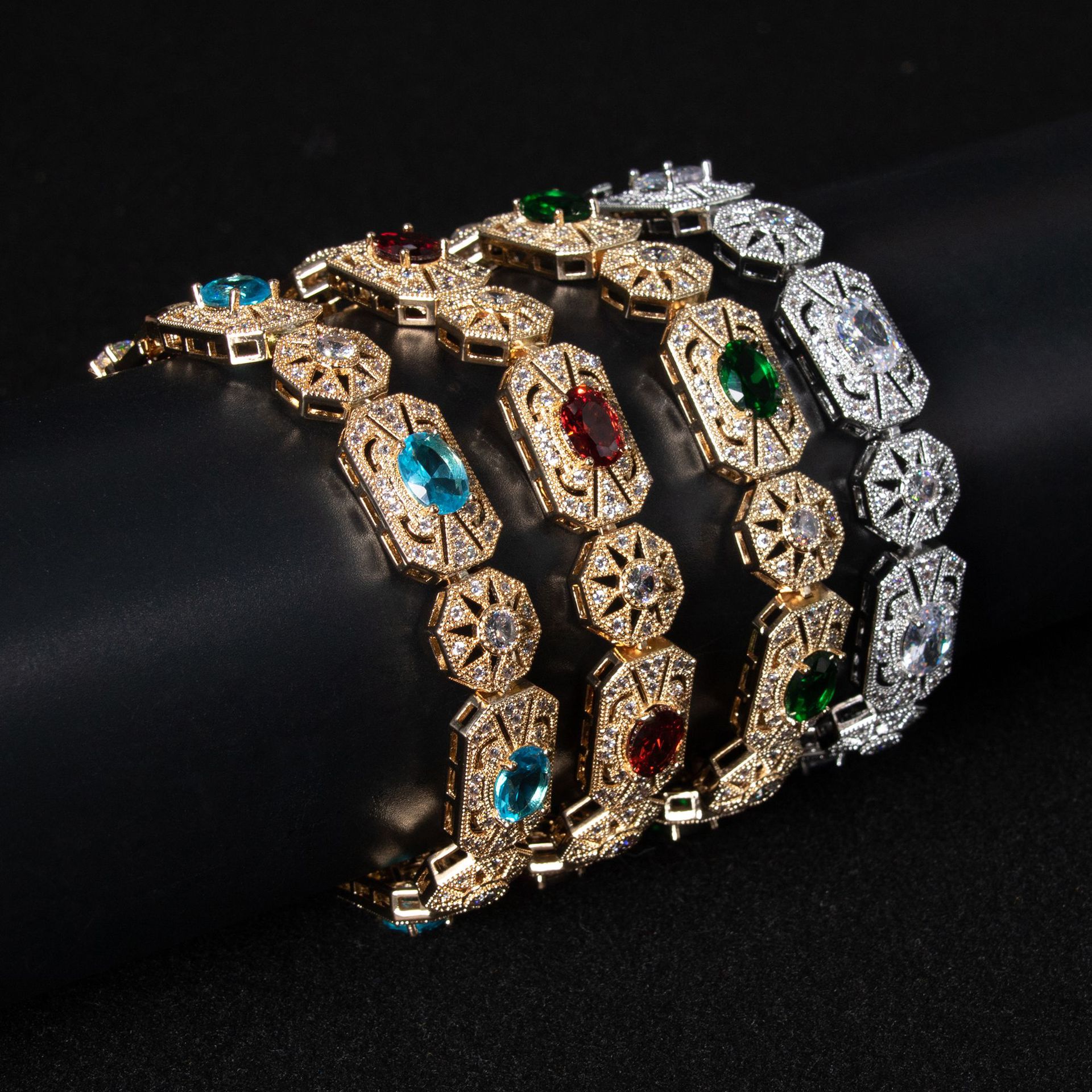 New high quality ethnic style zircon bracelet