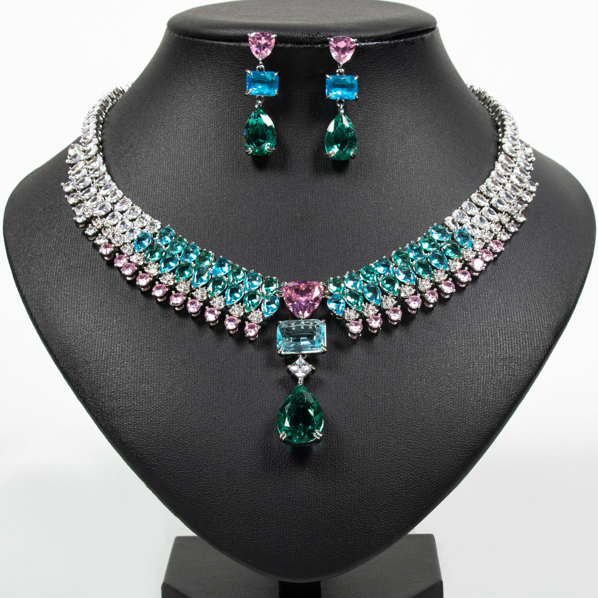 New hot selling American zircon jewelry sets