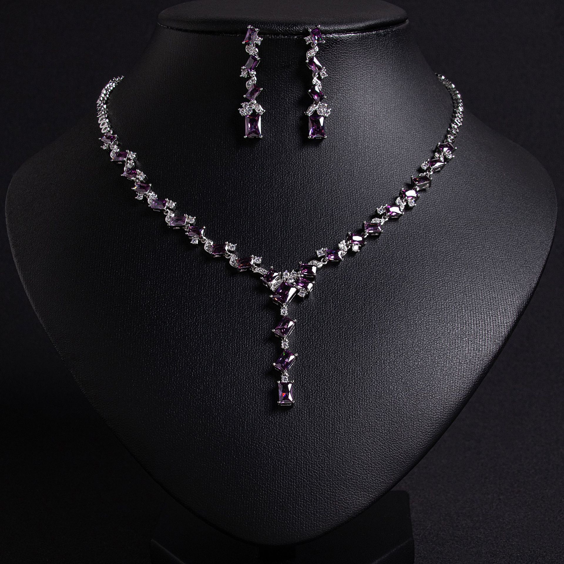 New zircon jewelry set