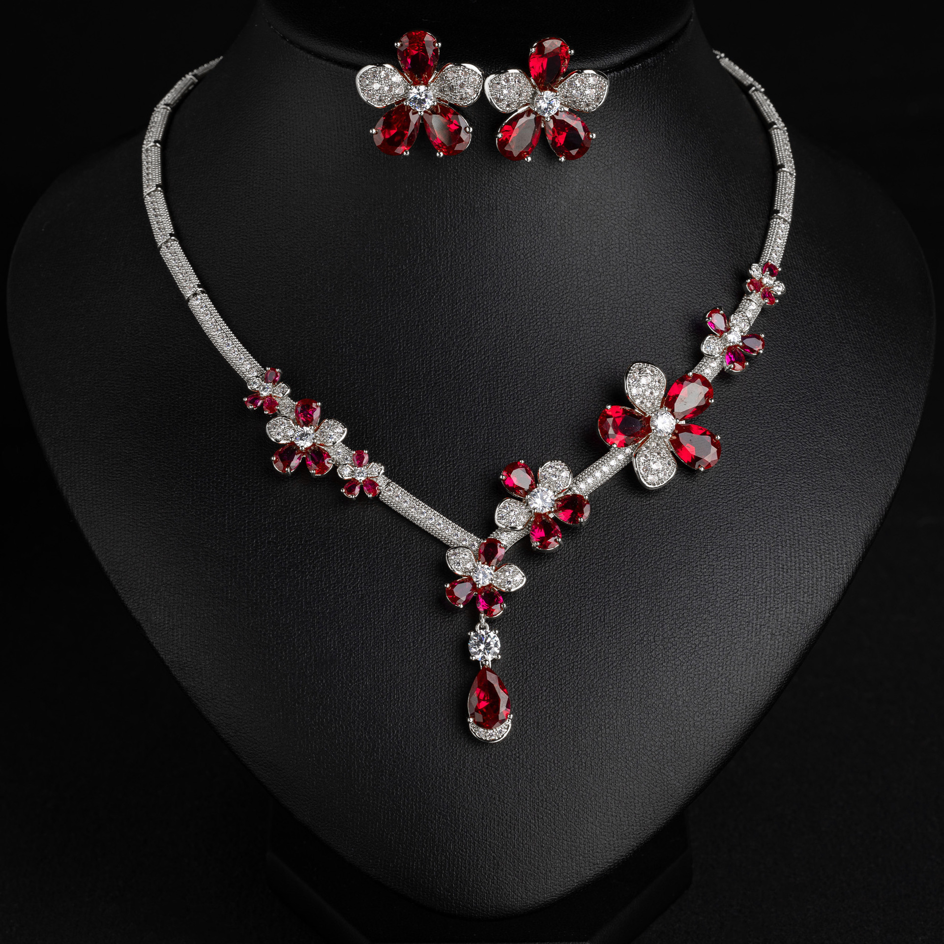 Zircon jewelry set
