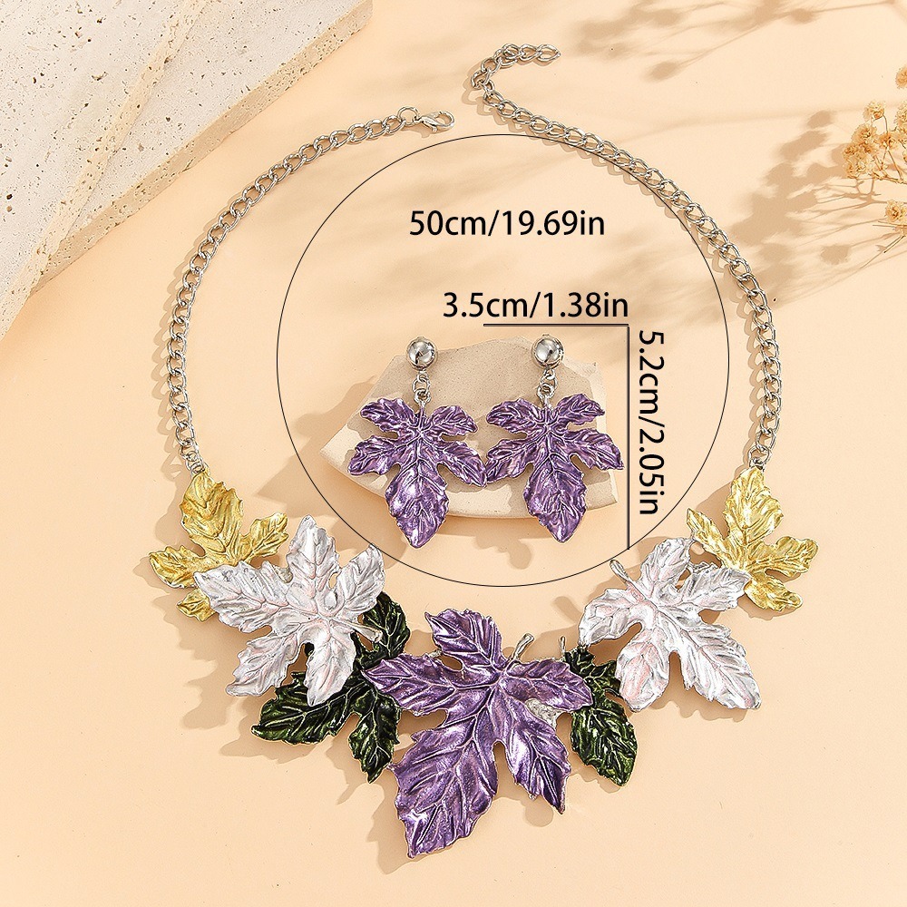 2-piece crystal jewelry set#TL005415