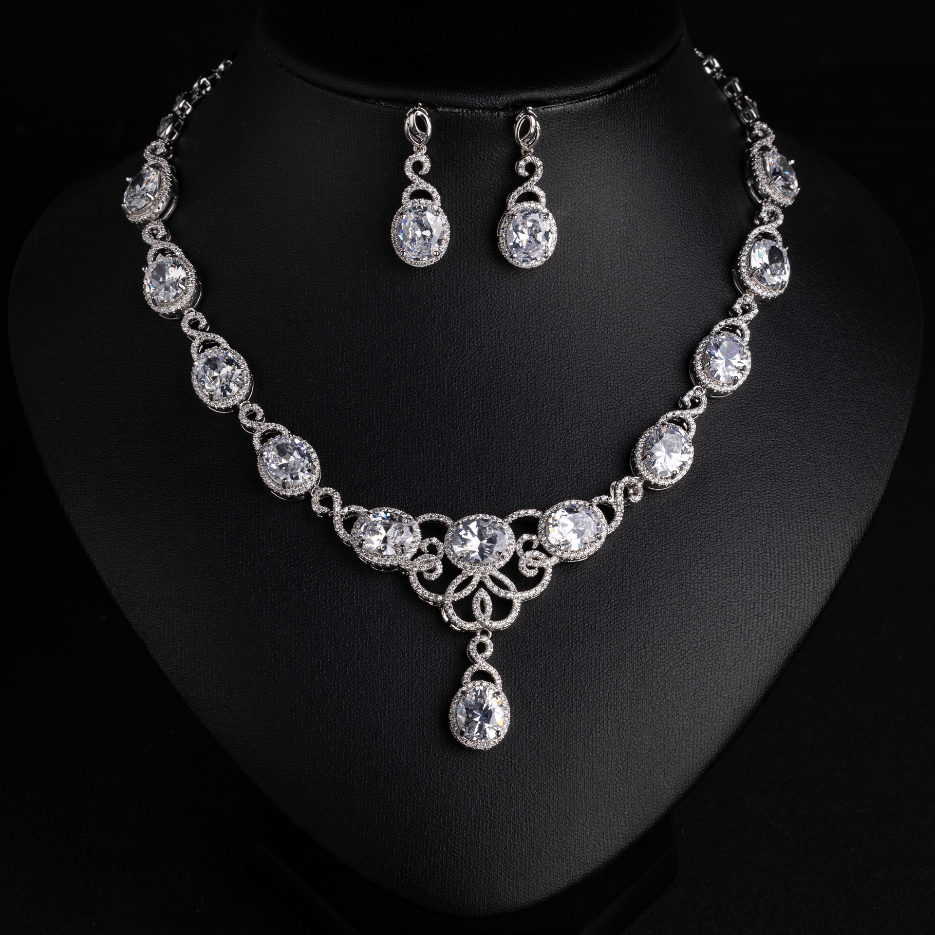 Zircon jewelry set#LYTJ29233