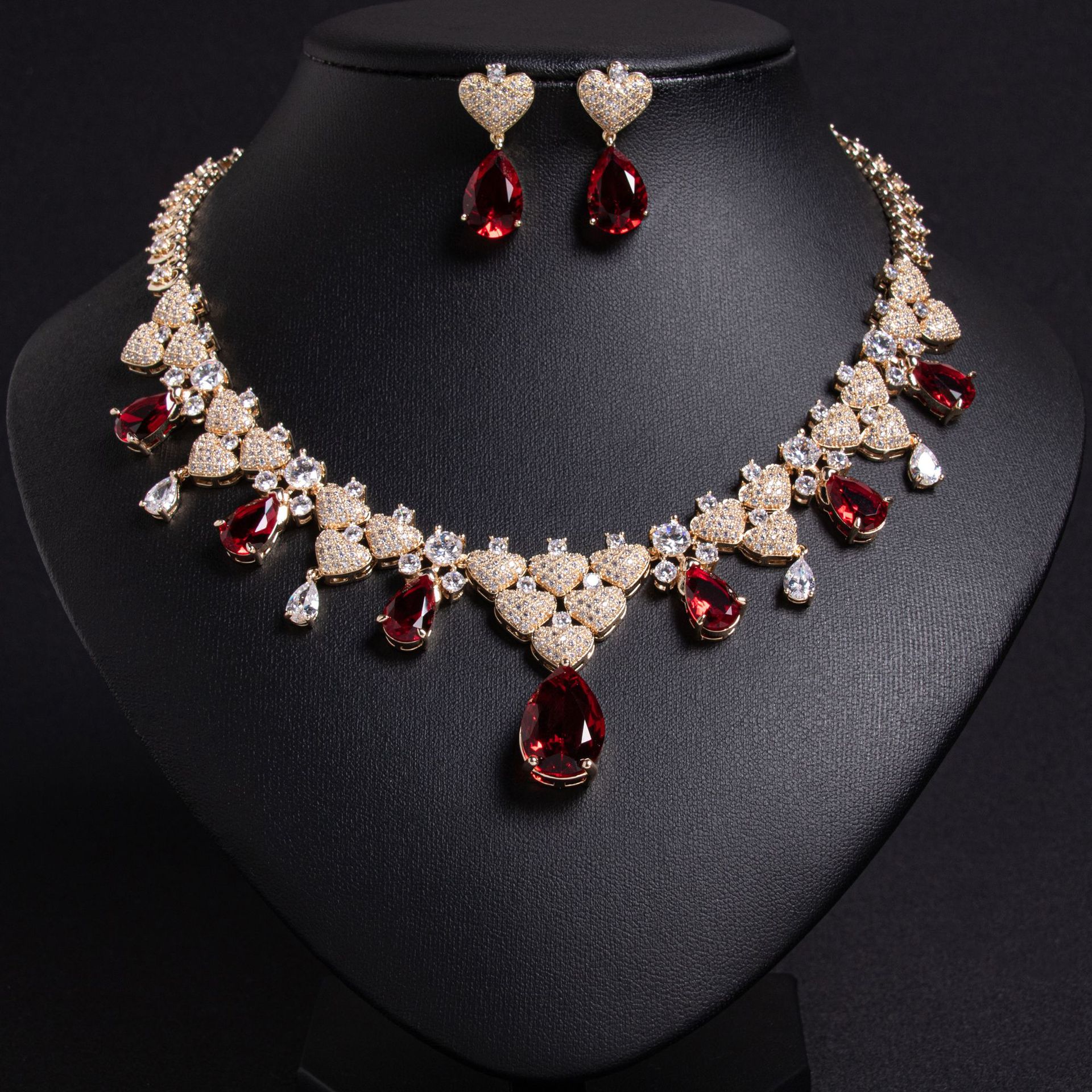Zircon jewelry set