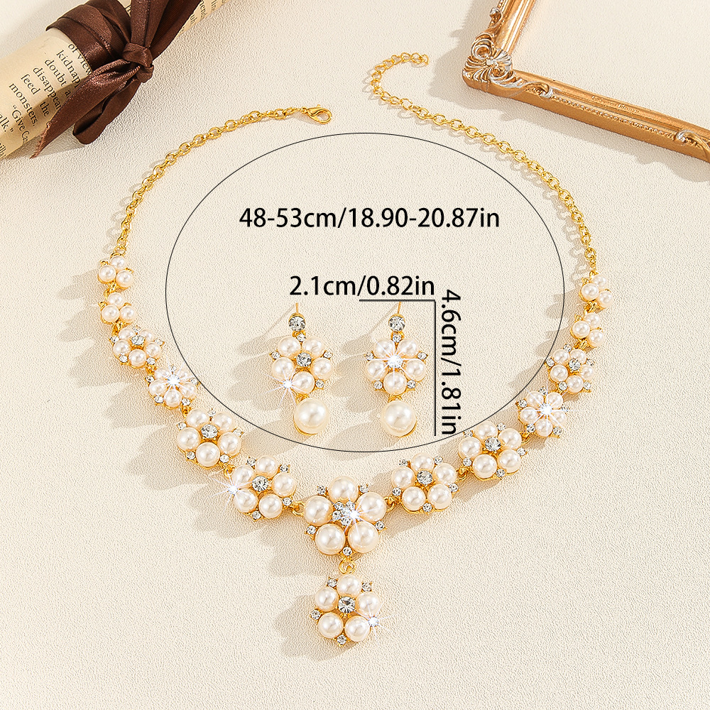 2-piece crystal jewelry set#TL0015