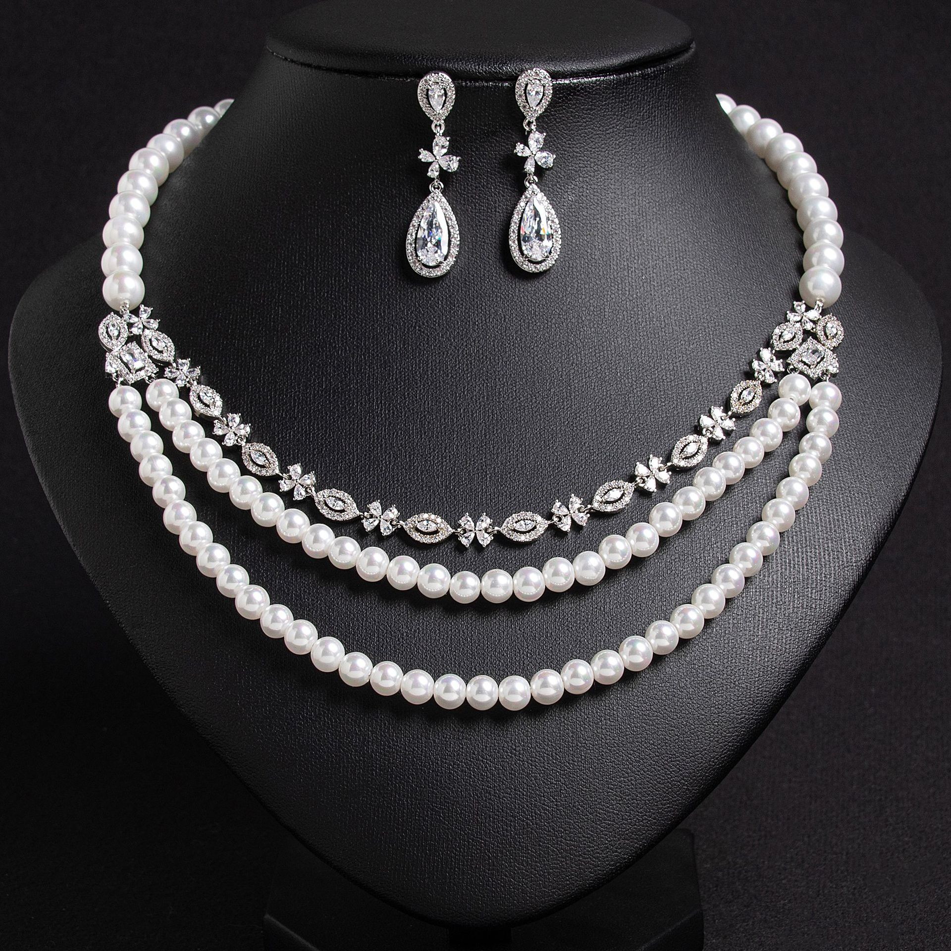 Zircon jewelry set