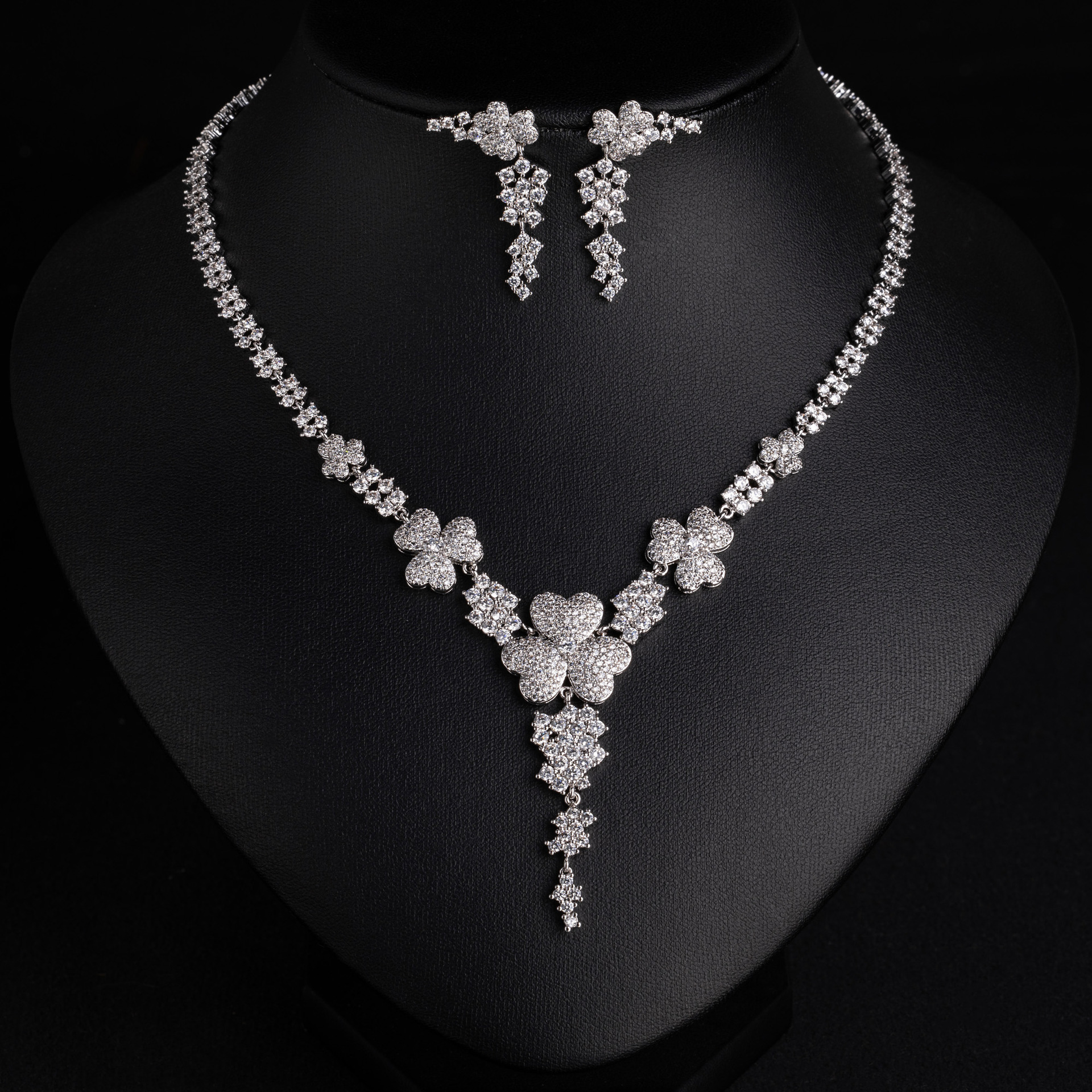 Zircon jewelry set#LYTJ29203
