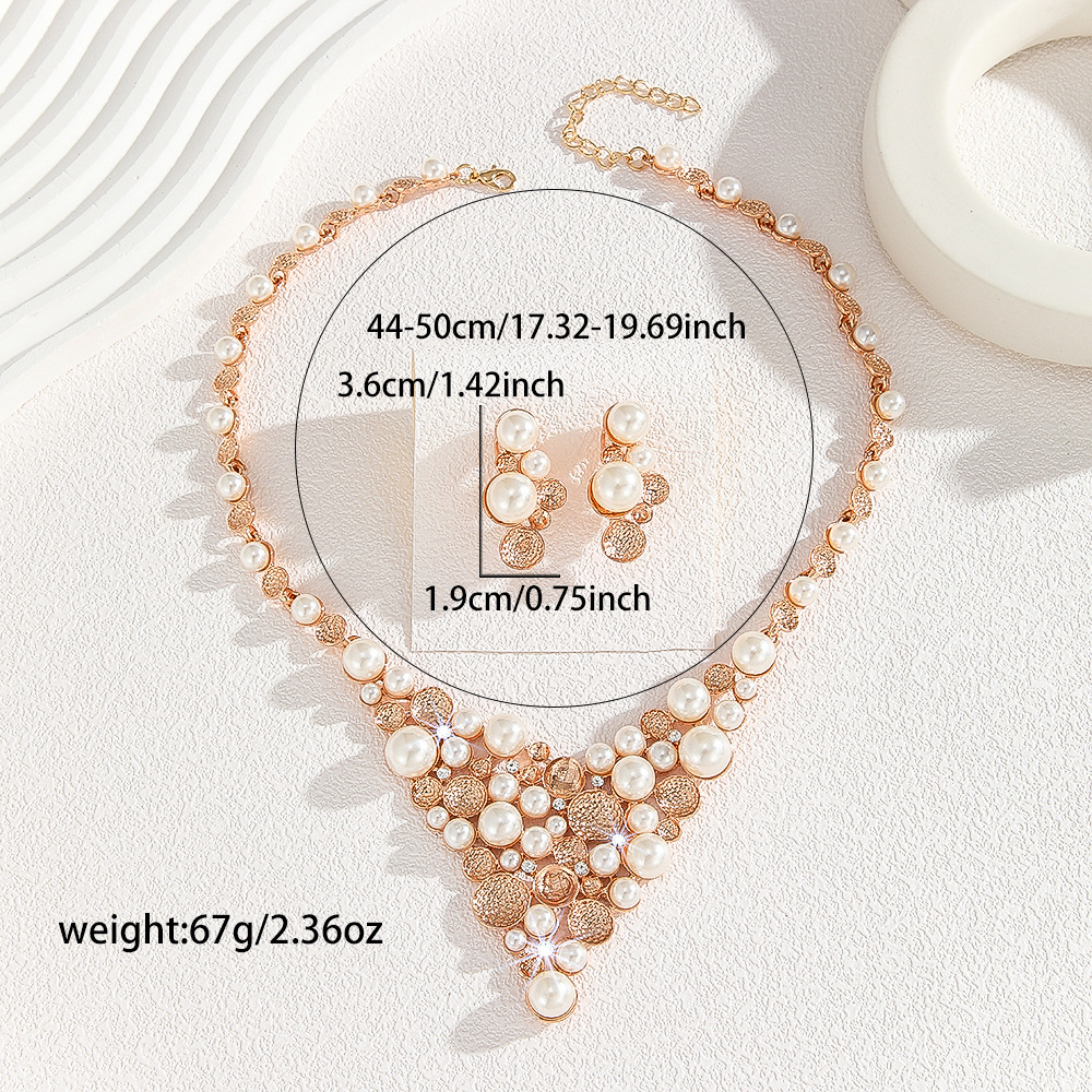 2-piece crystal jewelry set#TL4272