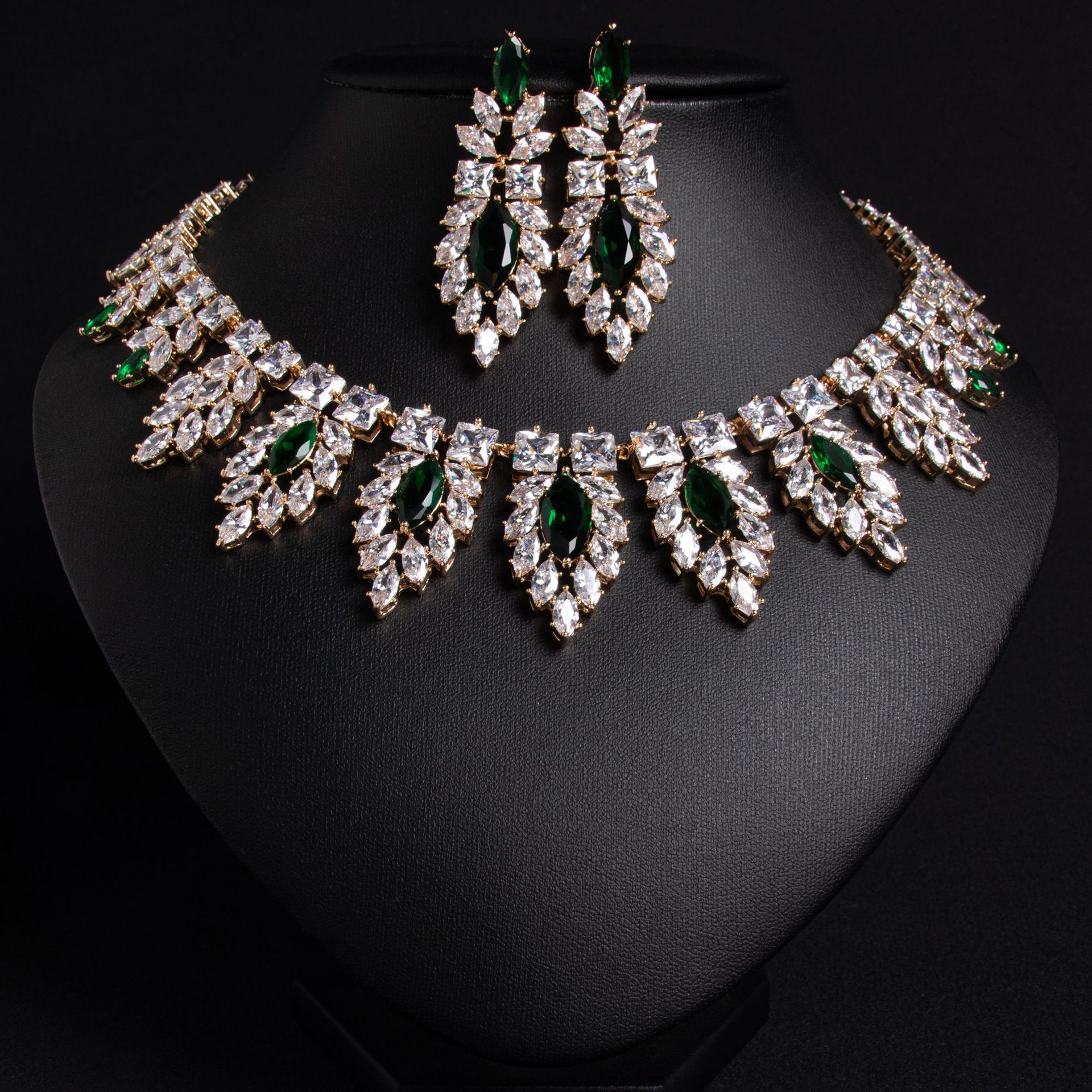 New hot selling American zircon jewelry sets