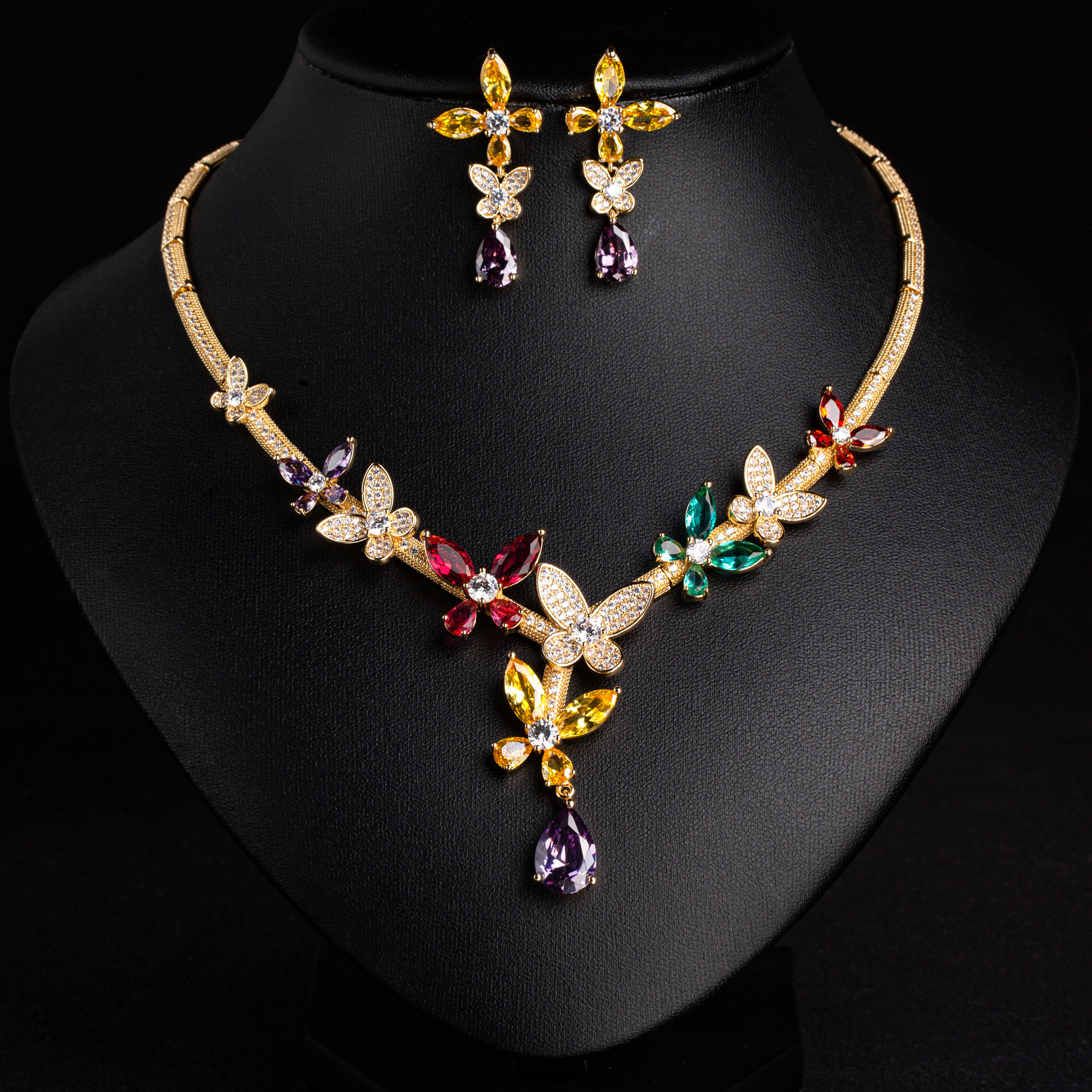 Zircon jewelry set