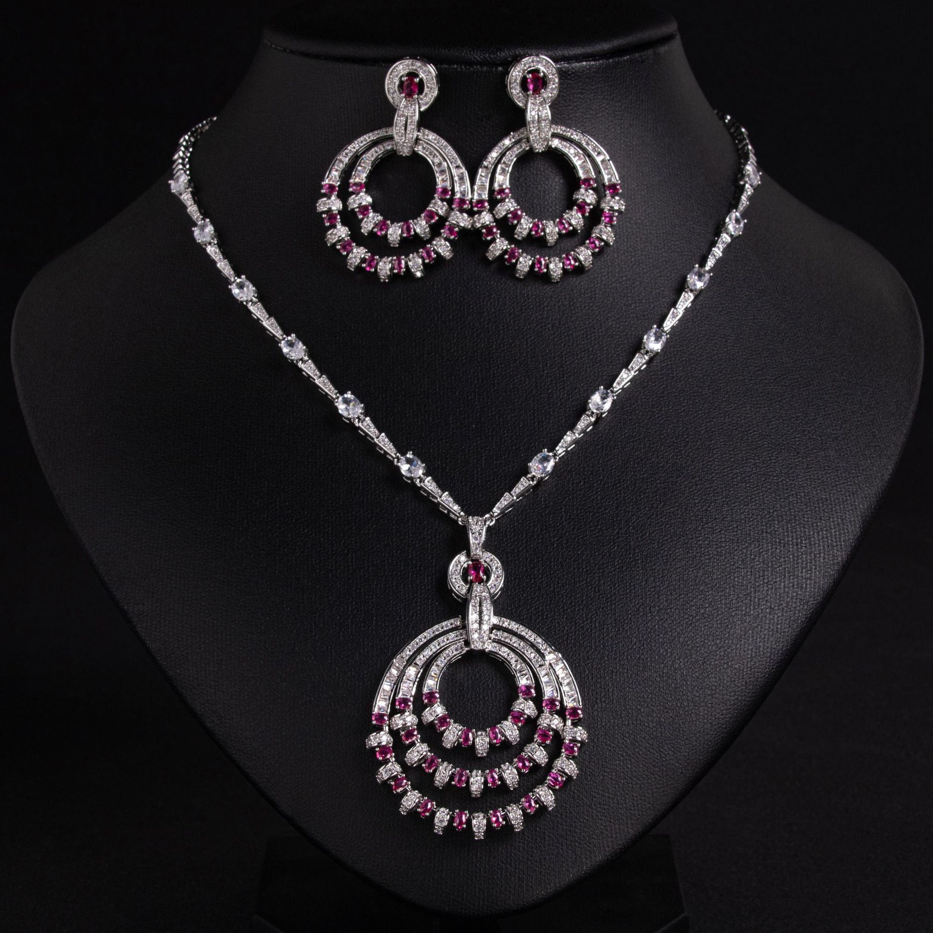 Zircon jewelry set